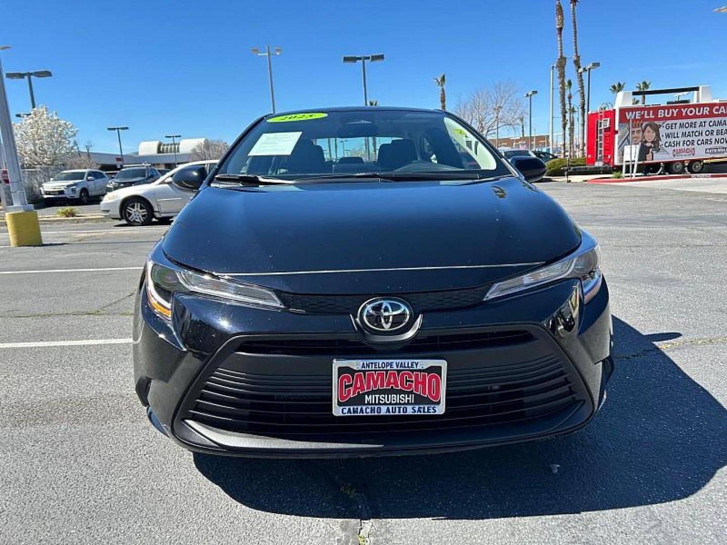 2025 BLACK Toyota Corolla (5YFB4MDE2SP) with an 4-Cyl 2.0 Liter engine, Automatic CVT transmission, located at 412 Auto Vista Drive, Palmdale, CA, 93551, (661) 945-0620, 34.592636, -118.136681 - Photo#1