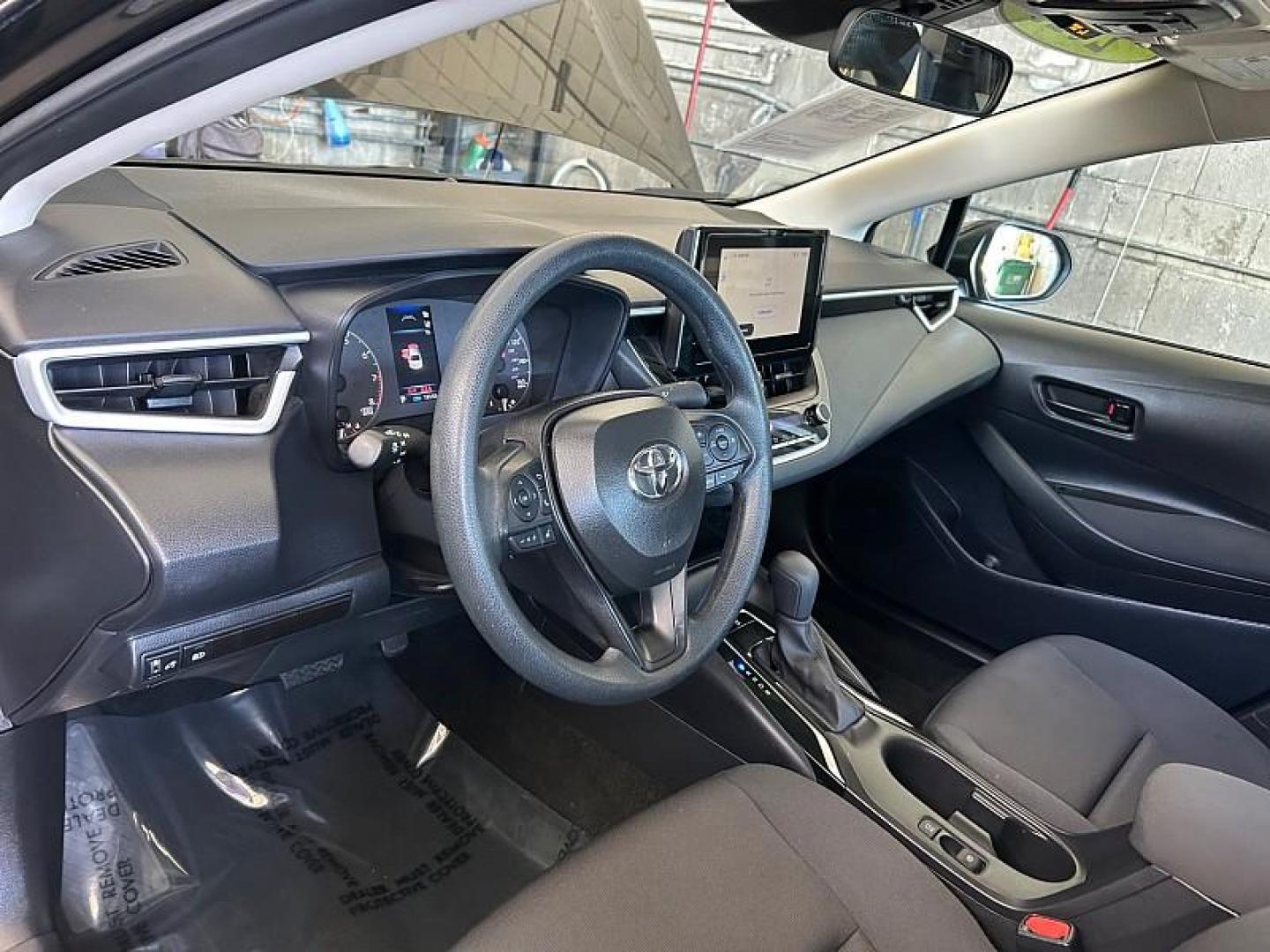 2025 BLACK Toyota Corolla (5YFB4MDE2SP) with an 4-Cyl 2.0 Liter engine, Automatic CVT transmission, located at 412 Auto Vista Drive, Palmdale, CA, 93551, (661) 945-0620, 34.592636, -118.136681 - Photo#17