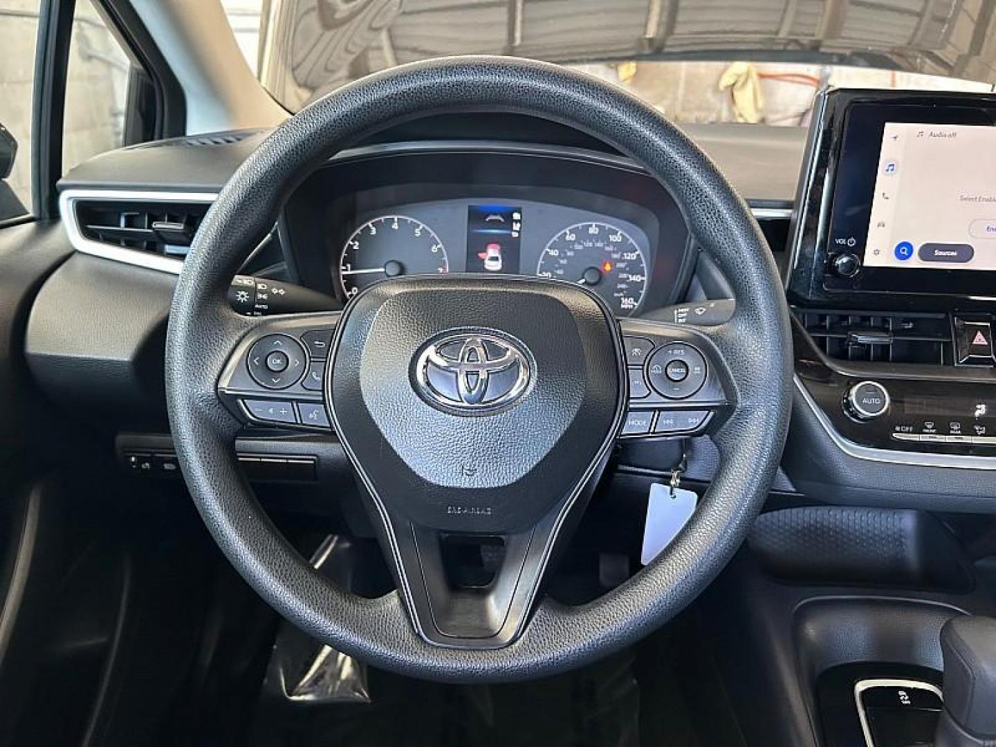 2025 BLACK Toyota Corolla (5YFB4MDE2SP) with an 4-Cyl 2.0 Liter engine, Automatic CVT transmission, located at 412 Auto Vista Drive, Palmdale, CA, 93551, (661) 945-0620, 34.592636, -118.136681 - Photo#22