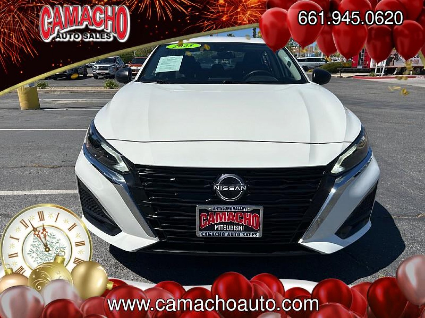 2025 WHITE Nissan Altima (1N4BL4DV5SN) with an 4-Cyl 2.5 Liter engine, Automatic CVT transmission, located at 412 Auto Vista Drive, Palmdale, CA, 93551, (661) 945-0620, 34.592636, -118.136681 - Photo#1