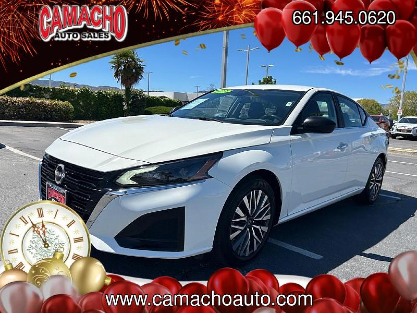 2025 WHITE Nissan Altima (1N4BL4DV5SN) with an 4-Cyl 2.5 Liter engine, Automatic CVT transmission, located at 412 Auto Vista Drive, Palmdale, CA, 93551, (661) 945-0620, 34.592636, -118.136681 - Photo#2