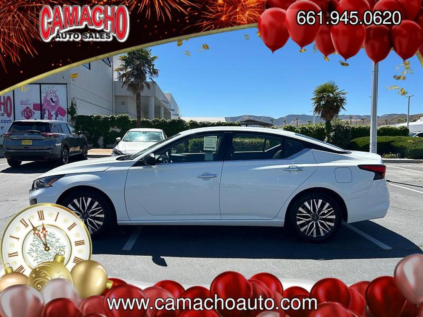 2025 WHITE Nissan Altima (1N4BL4DV5SN) with an 4-Cyl 2.5 Liter engine, Automatic CVT transmission, located at 412 Auto Vista Drive, Palmdale, CA, 93551, (661) 945-0620, 34.592636, -118.136681 - Photo#3