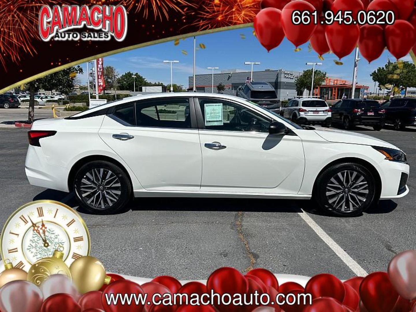 2025 WHITE Nissan Altima (1N4BL4DV5SN) with an 4-Cyl 2.5 Liter engine, Automatic CVT transmission, located at 412 Auto Vista Drive, Palmdale, CA, 93551, (661) 945-0620, 34.592636, -118.136681 - Photo#4