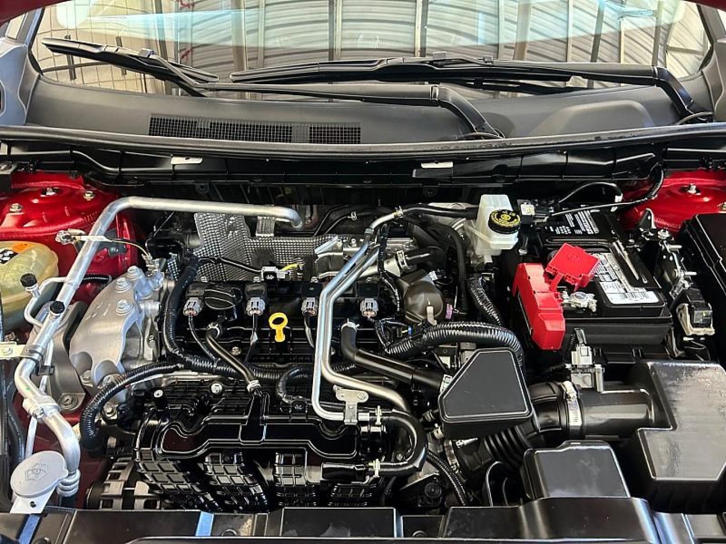 2023 RED Mitsubishi Outlander (JA4J3UA82PZ) with an 4-Cyl 2.5 Liter engine, Automatic CVT transmission, located at 412 Auto Vista Drive, Palmdale, CA, 93551, (661) 945-0620, 34.592636, -118.136681 - Photo#9