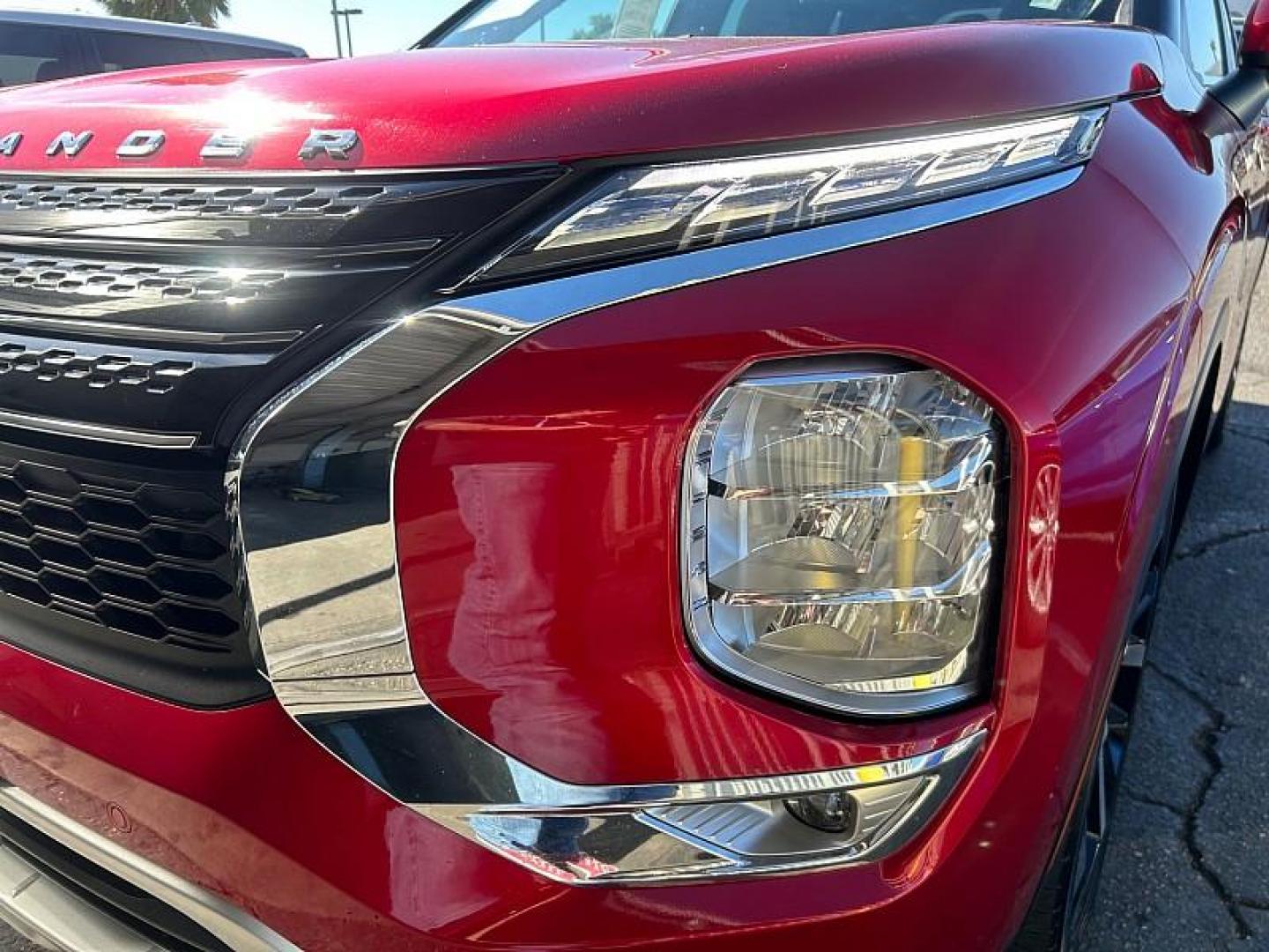 2023 RED Mitsubishi Outlander (JA4J3UA82PZ) with an 4-Cyl 2.5 Liter engine, Automatic CVT transmission, located at 412 Auto Vista Drive, Palmdale, CA, 93551, (661) 945-0620, 34.592636, -118.136681 - Photo#11