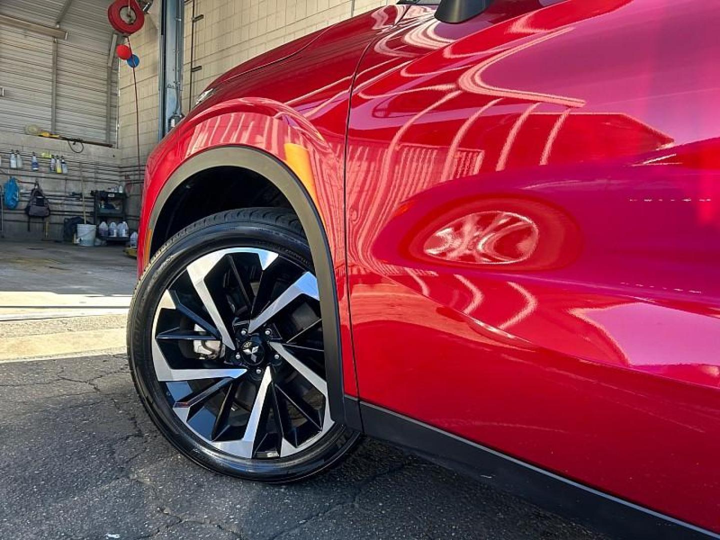 2023 RED Mitsubishi Outlander (JA4J3UA82PZ) with an 4-Cyl 2.5 Liter engine, Automatic CVT transmission, located at 412 Auto Vista Drive, Palmdale, CA, 93551, (661) 945-0620, 34.592636, -118.136681 - Photo#12