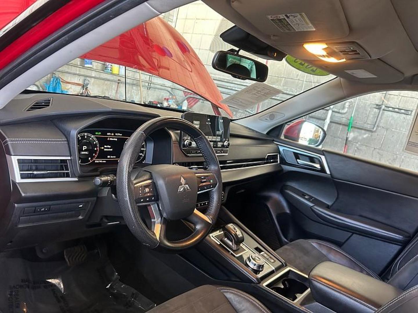 2023 RED Mitsubishi Outlander (JA4J3UA82PZ) with an 4-Cyl 2.5 Liter engine, Automatic CVT transmission, located at 412 Auto Vista Drive, Palmdale, CA, 93551, (661) 945-0620, 34.592636, -118.136681 - Photo#19