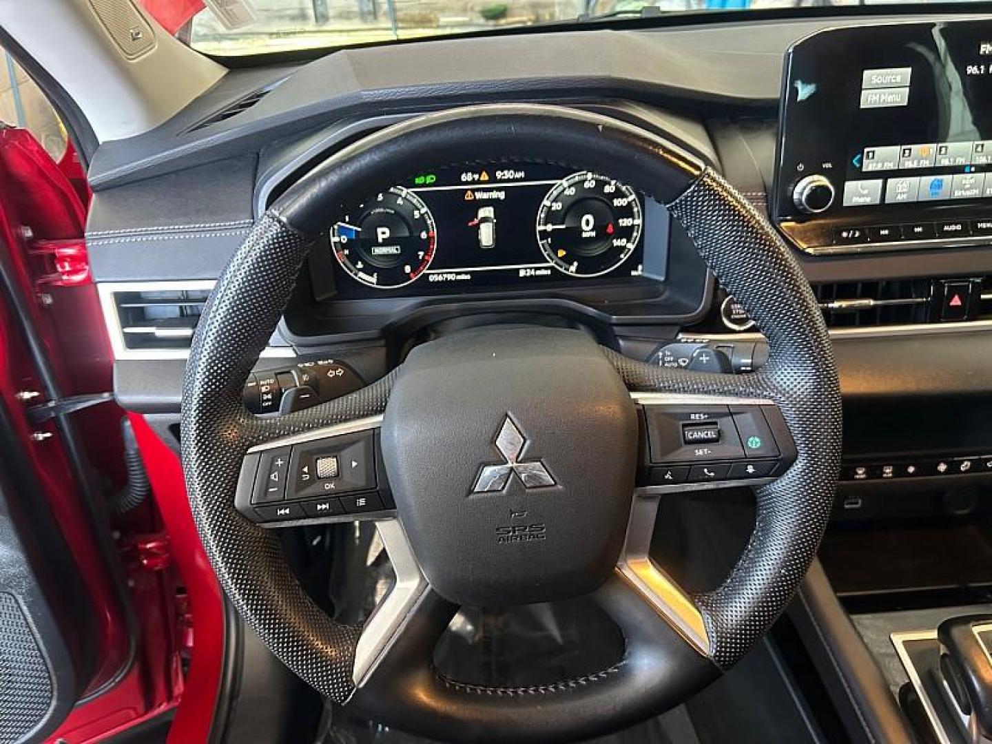 2023 RED Mitsubishi Outlander (JA4J3UA82PZ) with an 4-Cyl 2.5 Liter engine, Automatic CVT transmission, located at 412 Auto Vista Drive, Palmdale, CA, 93551, (661) 945-0620, 34.592636, -118.136681 - Photo#26