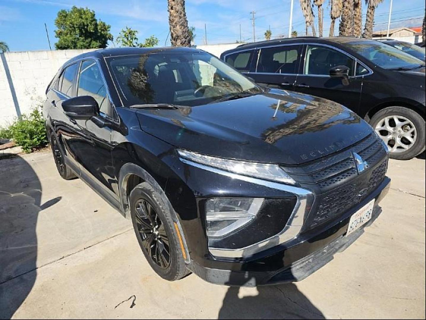 2022 BLACK Mitsubishi Eclipse Cross (JA4ASVAA1NZ) with an 4-Cyl Turbo 1.5 Liter engine, Automatic CVT w/Sport Mode transmission, located at 412 Auto Vista Drive, Palmdale, CA, 93551, (661) 945-0620, 34.592636, -118.136681 - Photo#3