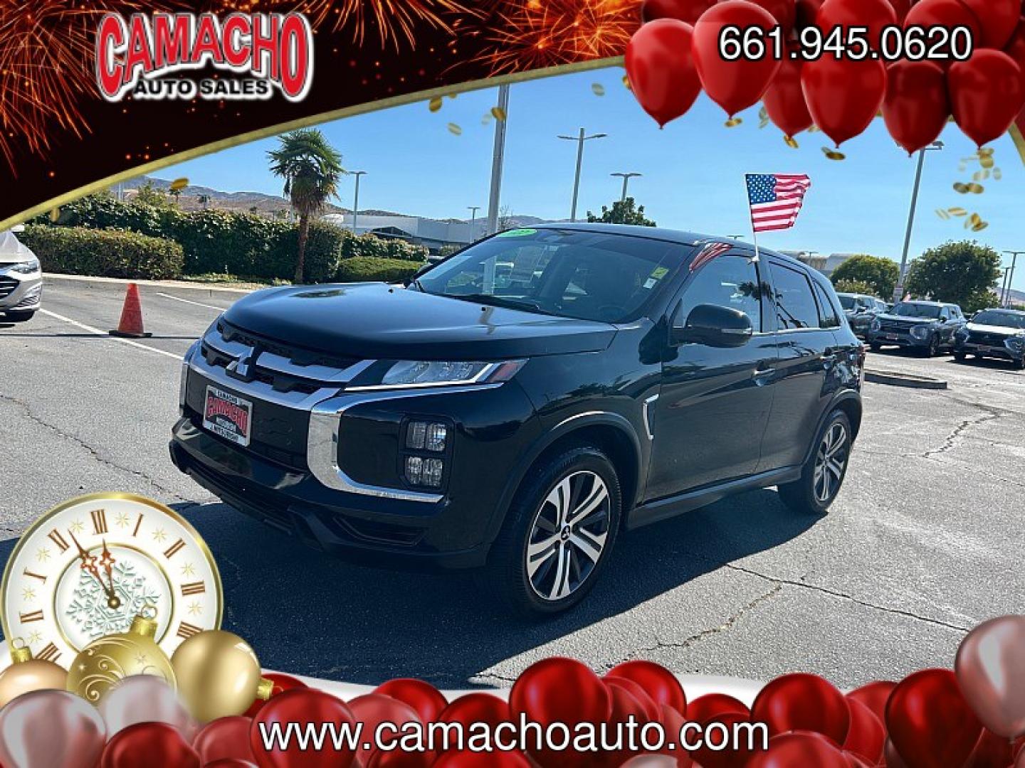 2022 BLACK Mitsubishi Outlander Sport (JA4APVAU4NU) with an 4-Cyl 2.0 Liter engine, Automatic CVT transmission, located at 412 Auto Vista Drive, Palmdale, CA, 93551, (661) 945-0620, 34.592636, -118.136681- Photo#5