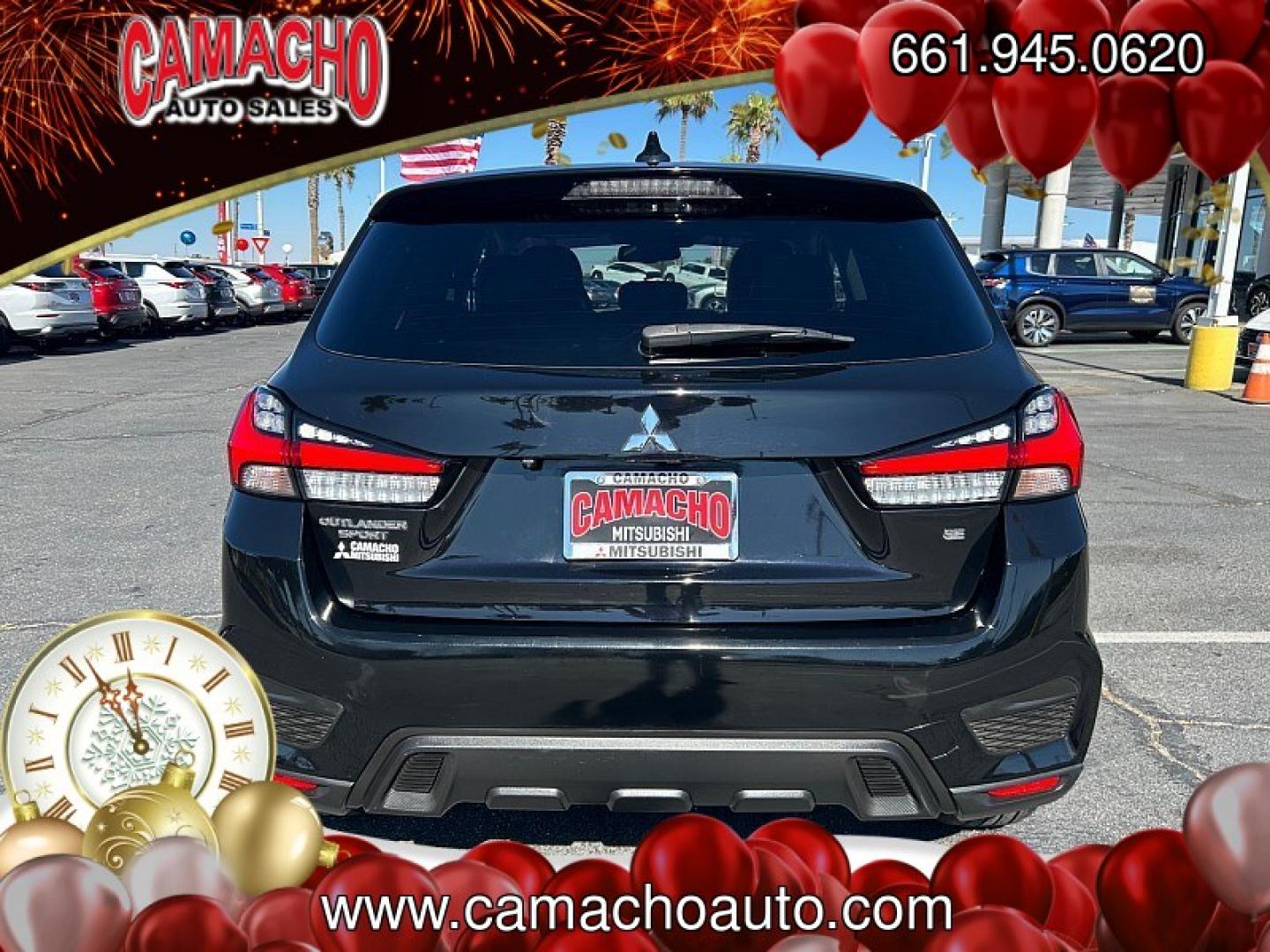 2022 BLACK Mitsubishi Outlander Sport (JA4APVAU4NU) with an 4-Cyl 2.0 Liter engine, Automatic CVT transmission, located at 412 Auto Vista Drive, Palmdale, CA, 93551, (661) 945-0620, 34.592636, -118.136681- Photo#15