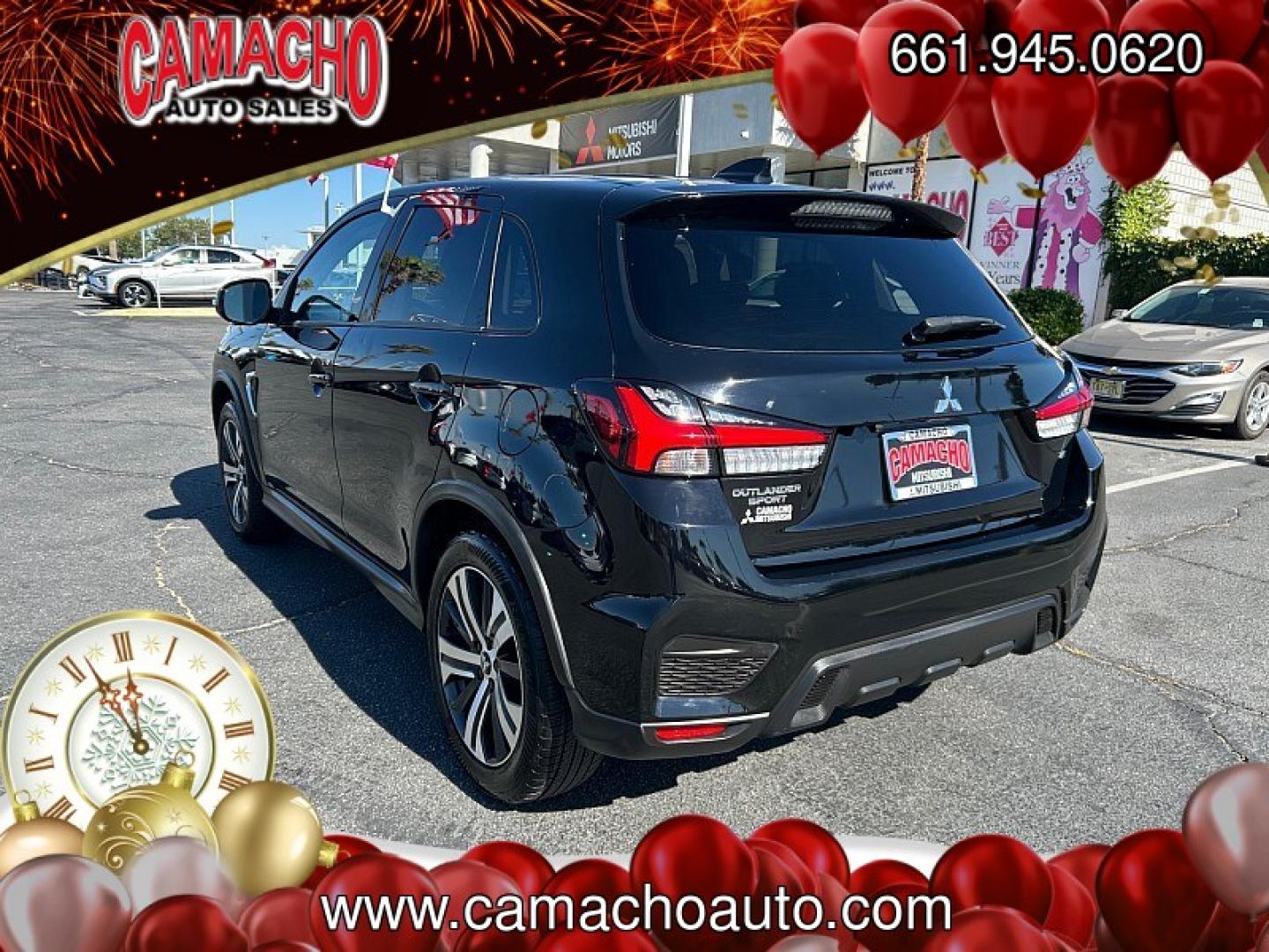2022 BLACK Mitsubishi Outlander Sport (JA4APVAU4NU) with an 4-Cyl 2.0 Liter engine, Automatic CVT transmission, located at 412 Auto Vista Drive, Palmdale, CA, 93551, (661) 945-0620, 34.592636, -118.136681- Photo#17