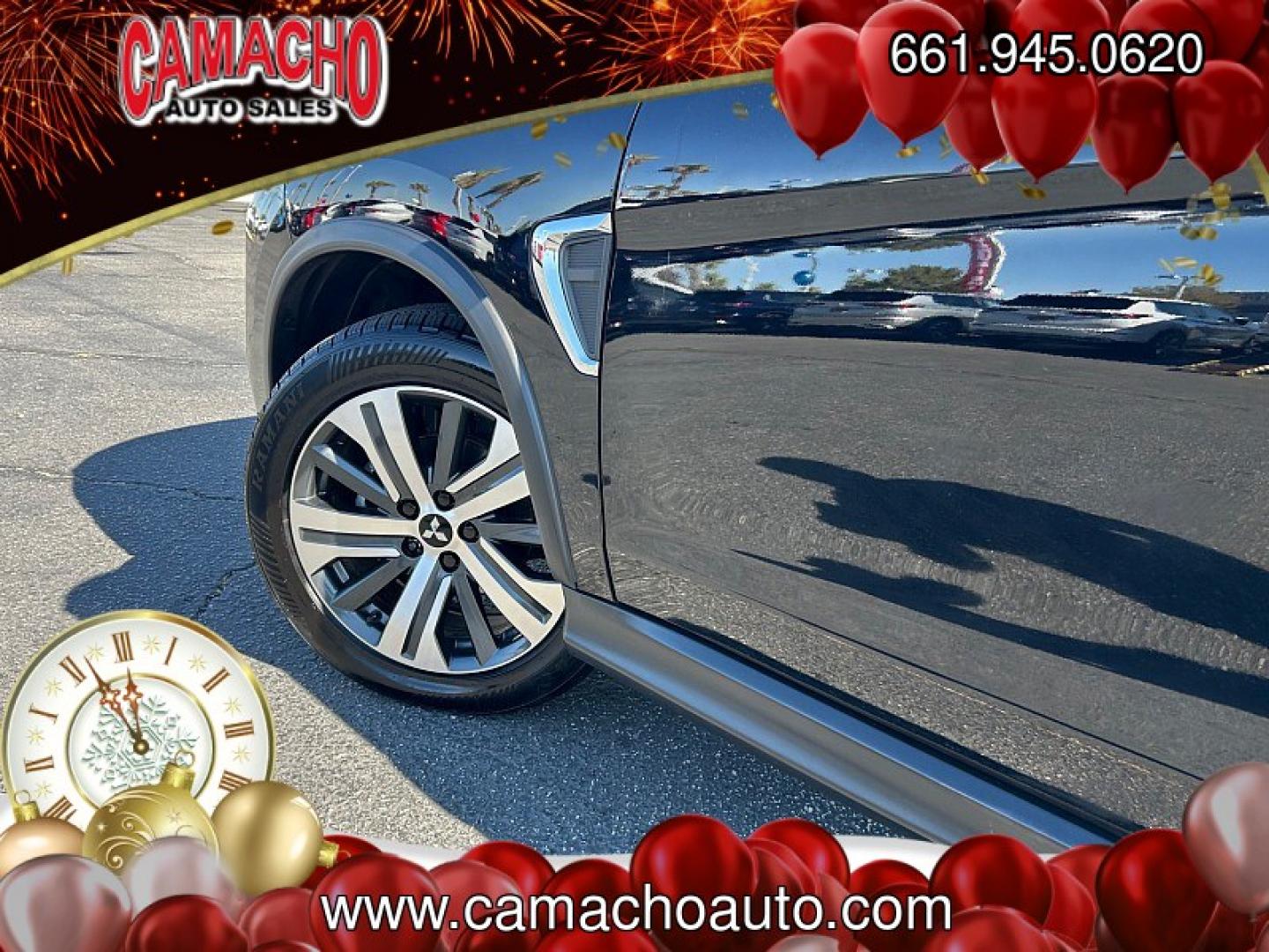 2022 BLACK Mitsubishi Outlander Sport (JA4APVAU4NU) with an 4-Cyl 2.0 Liter engine, Automatic CVT transmission, located at 412 Auto Vista Drive, Palmdale, CA, 93551, (661) 945-0620, 34.592636, -118.136681- Photo#29
