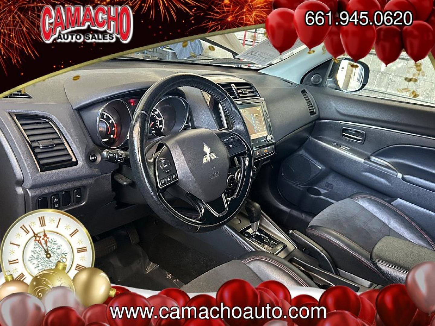 2022 BLACK Mitsubishi Outlander Sport (JA4APVAU4NU) with an 4-Cyl 2.0 Liter engine, Automatic CVT transmission, located at 412 Auto Vista Drive, Palmdale, CA, 93551, (661) 945-0620, 34.592636, -118.136681- Photo#33