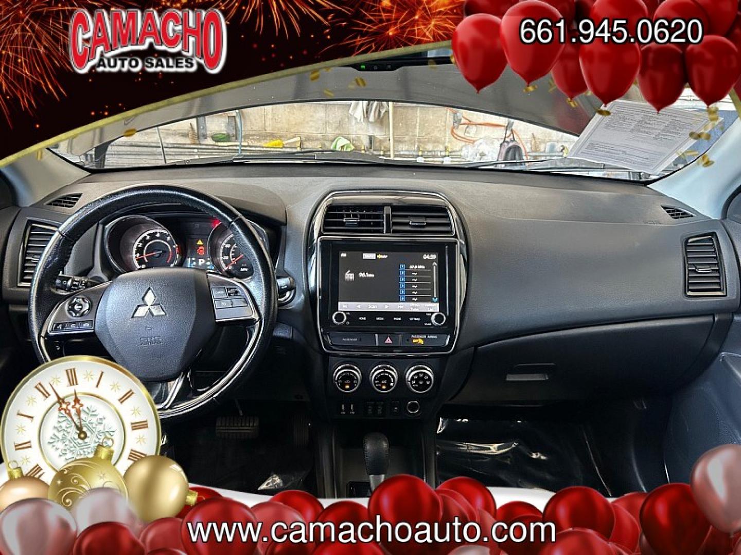 2022 BLACK Mitsubishi Outlander Sport (JA4APVAU4NU) with an 4-Cyl 2.0 Liter engine, Automatic CVT transmission, located at 412 Auto Vista Drive, Palmdale, CA, 93551, (661) 945-0620, 34.592636, -118.136681- Photo#35