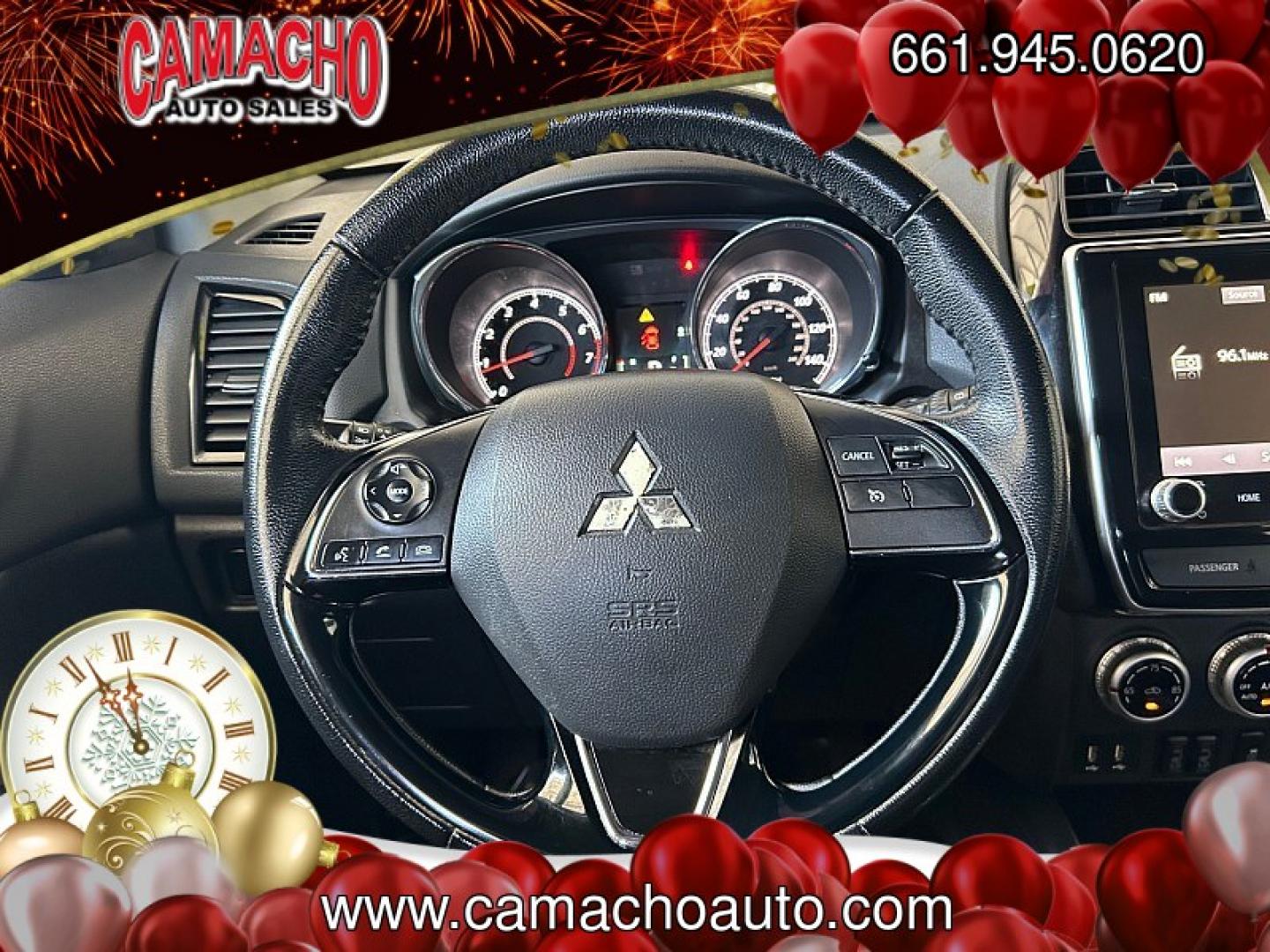 2022 BLACK Mitsubishi Outlander Sport (JA4APVAU4NU) with an 4-Cyl 2.0 Liter engine, Automatic CVT transmission, located at 412 Auto Vista Drive, Palmdale, CA, 93551, (661) 945-0620, 34.592636, -118.136681- Photo#37