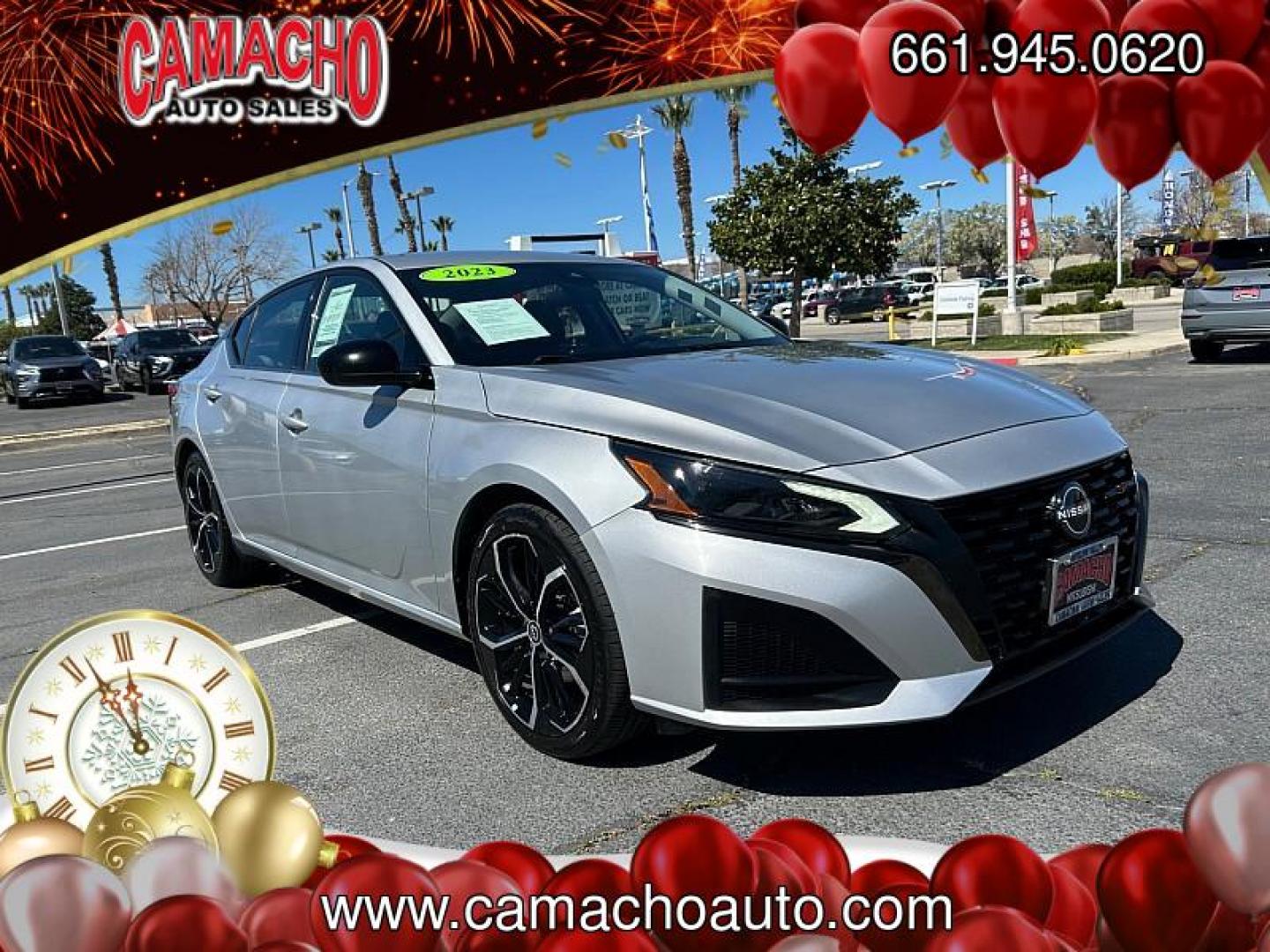 2023 SILVER Nissan Altima (1N4BL4CV1PN) with an 4-Cyl 2.5 Liter engine, Automatic Xtronic CVT transmission, located at 412 Auto Vista Drive, Palmdale, CA, 93551, (661) 945-0620, 34.592636, -118.136681- Photo#0