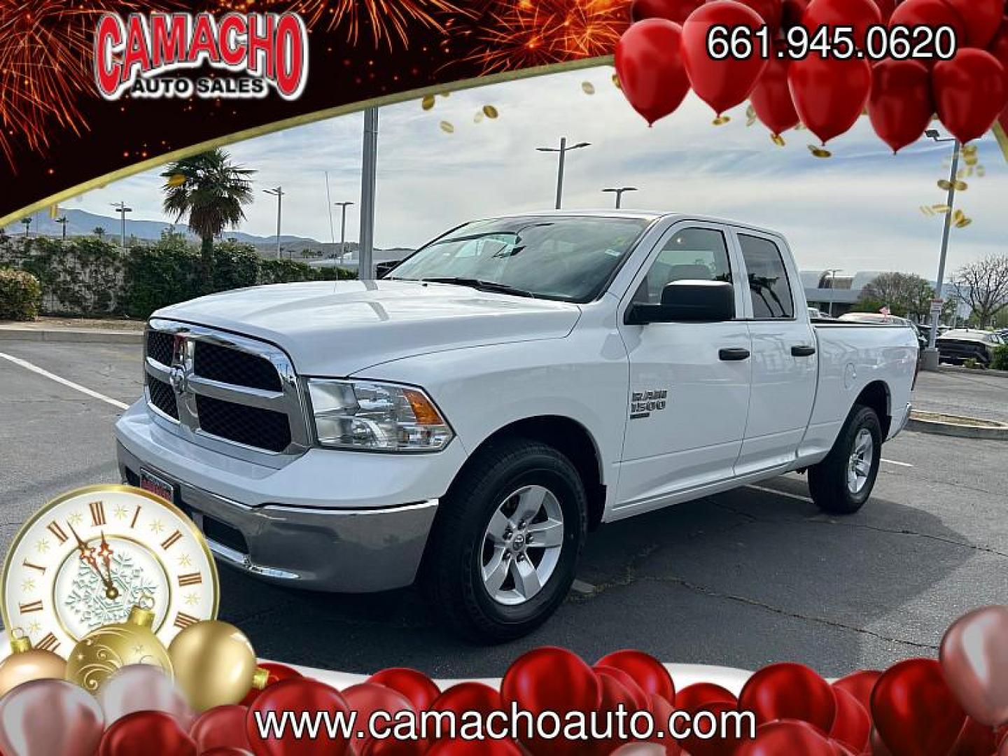 2024 WHITE Ram 1500 Classic 2WD (1C6RR6GGXRS) with an 6-Cyl 3.6 Liter engine, Automatic 8-Spd transmission, located at 412 Auto Vista Drive, Palmdale, CA, 93551, (661) 945-0620, 34.592636, -118.136681 - Photo#1