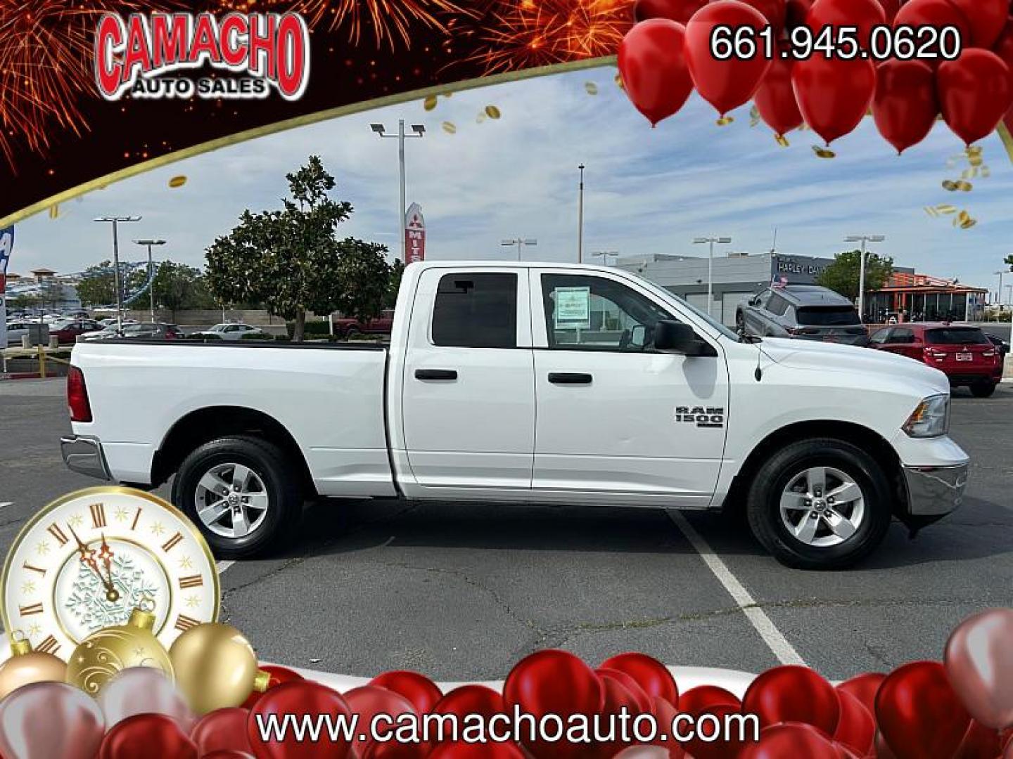 2024 WHITE Ram 1500 Classic 2WD (1C6RR6GGXRS) with an 6-Cyl 3.6 Liter engine, Automatic 8-Spd transmission, located at 412 Auto Vista Drive, Palmdale, CA, 93551, (661) 945-0620, 34.592636, -118.136681 - Photo#2