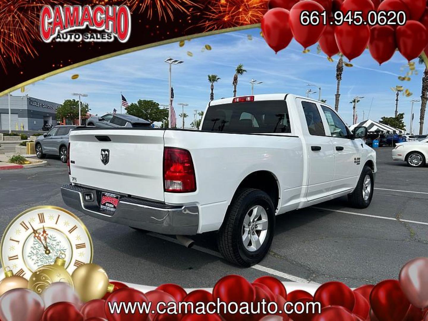 2024 WHITE Ram 1500 Classic 2WD (1C6RR6GGXRS) with an 6-Cyl 3.6 Liter engine, Automatic 8-Spd transmission, located at 412 Auto Vista Drive, Palmdale, CA, 93551, (661) 945-0620, 34.592636, -118.136681 - Photo#3