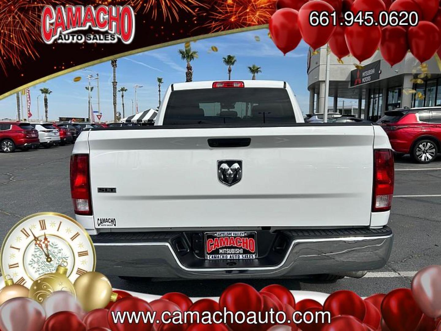 2024 WHITE Ram 1500 Classic 2WD (1C6RR6GGXRS) with an 6-Cyl 3.6 Liter engine, Automatic 8-Spd transmission, located at 412 Auto Vista Drive, Palmdale, CA, 93551, (661) 945-0620, 34.592636, -118.136681 - Photo#4