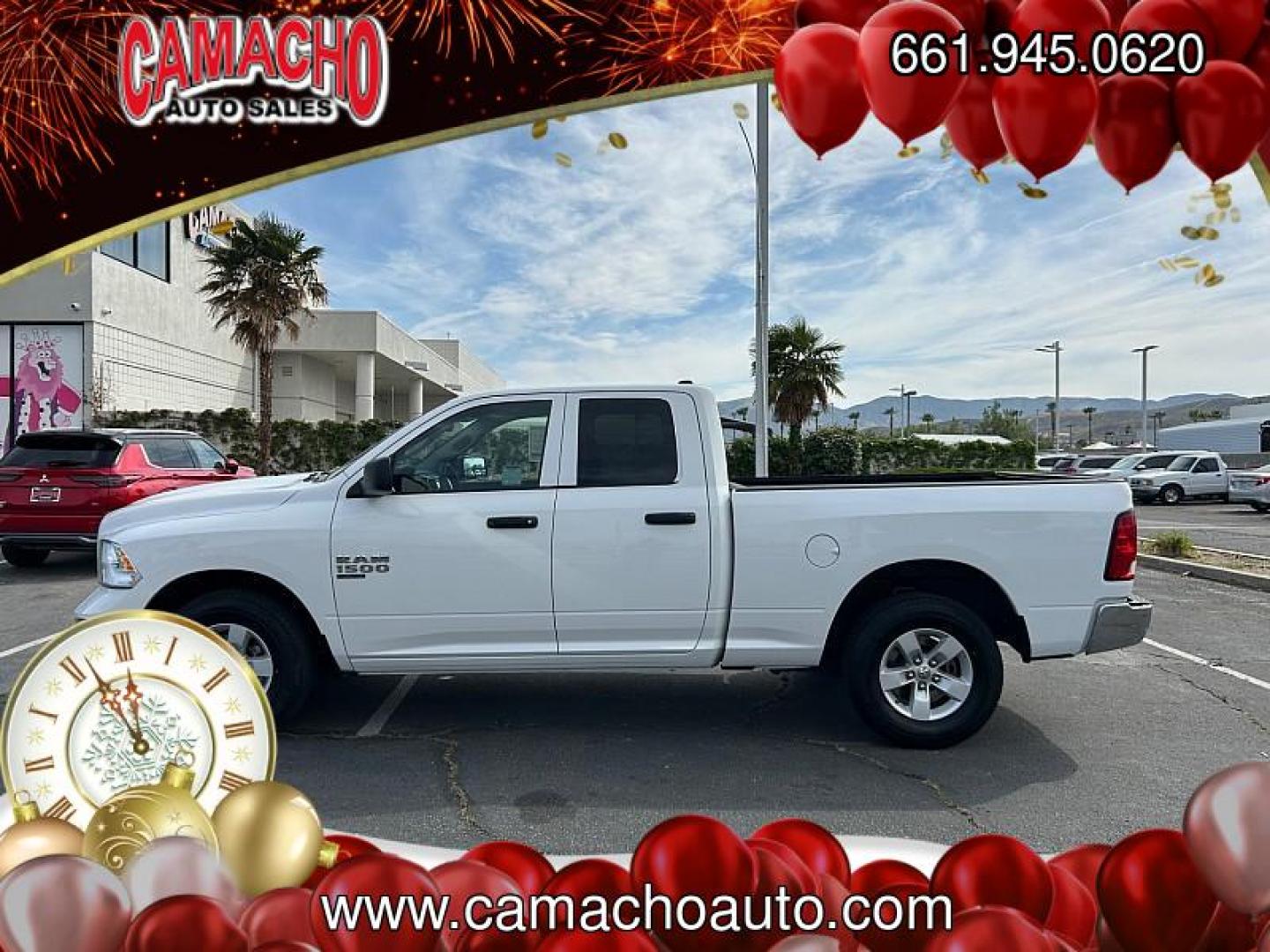 2024 WHITE Ram 1500 Classic 2WD (1C6RR6GGXRS) with an 6-Cyl 3.6 Liter engine, Automatic 8-Spd transmission, located at 412 Auto Vista Drive, Palmdale, CA, 93551, (661) 945-0620, 34.592636, -118.136681 - Photo#6