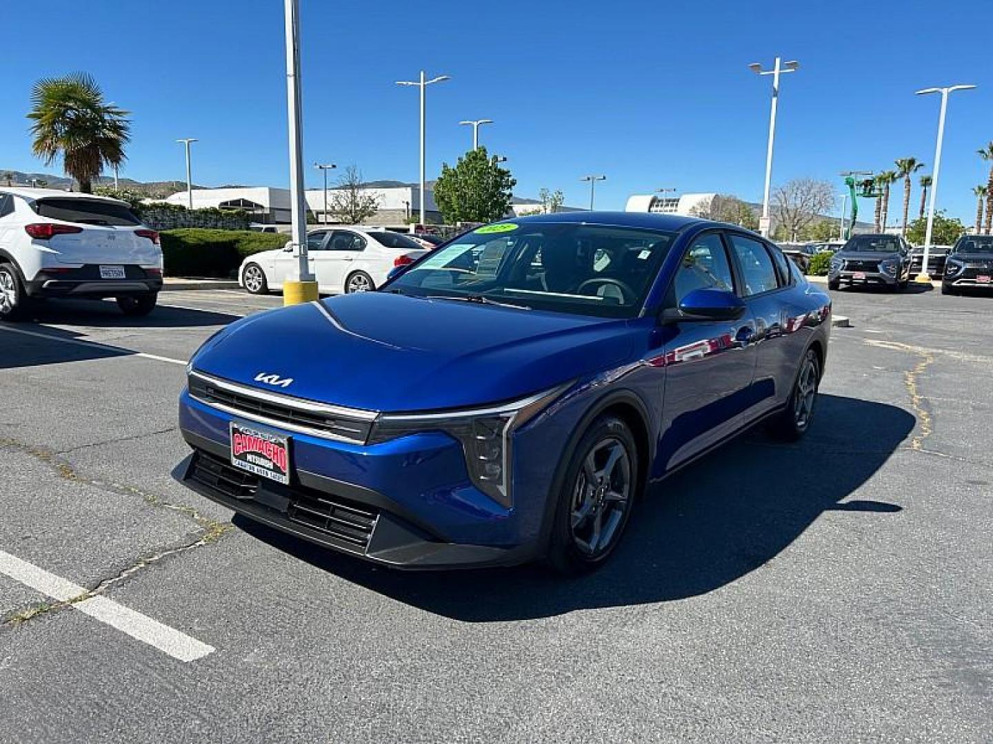 2025 BLUE Kia K4 (3KPFT4DE3SE) with an 4-Cyl 2.0 Liter engine, Automatic IVT transmission, located at 412 Auto Vista Drive, Palmdale, CA, 93551, (661) 945-0620, 34.592636, -118.136681 - Photo#2