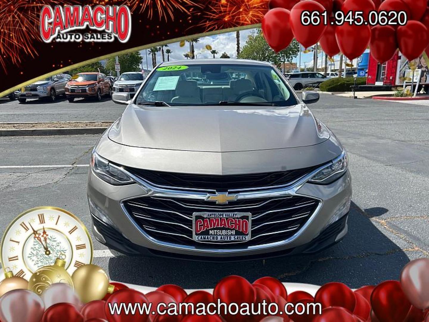 2024 GRAY Chevrolet Malibu (1G1ZE5ST6RF) with an 4-Cyl Turbo 1.5 Liter engine, Automatic CVT transmission, located at 412 Auto Vista Drive, Palmdale, CA, 93551, (661) 945-0620, 34.592636, -118.136681 - Photo#1