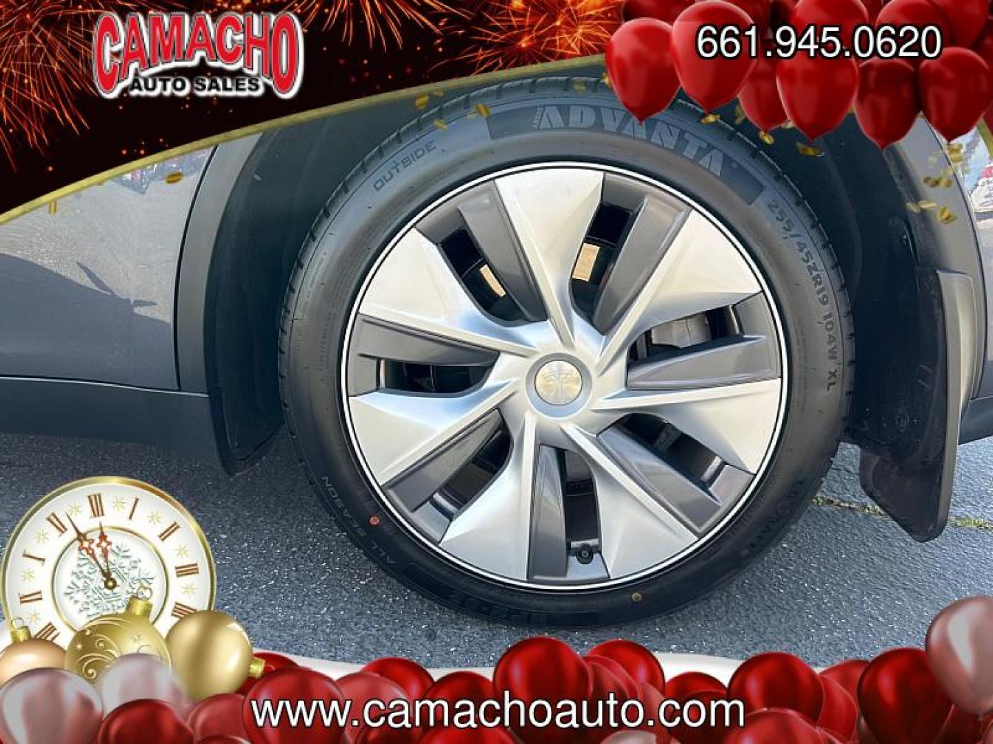 2023 GRAY Tesla Model Y (7SAYGDEE0PA) with an Dual AC Electric Motors engine, Single-Speed Fixed Gear transmission, located at 412 Auto Vista Drive, Palmdale, CA, 93551, (661) 945-0620, 34.592636, -118.136681- Photo#10