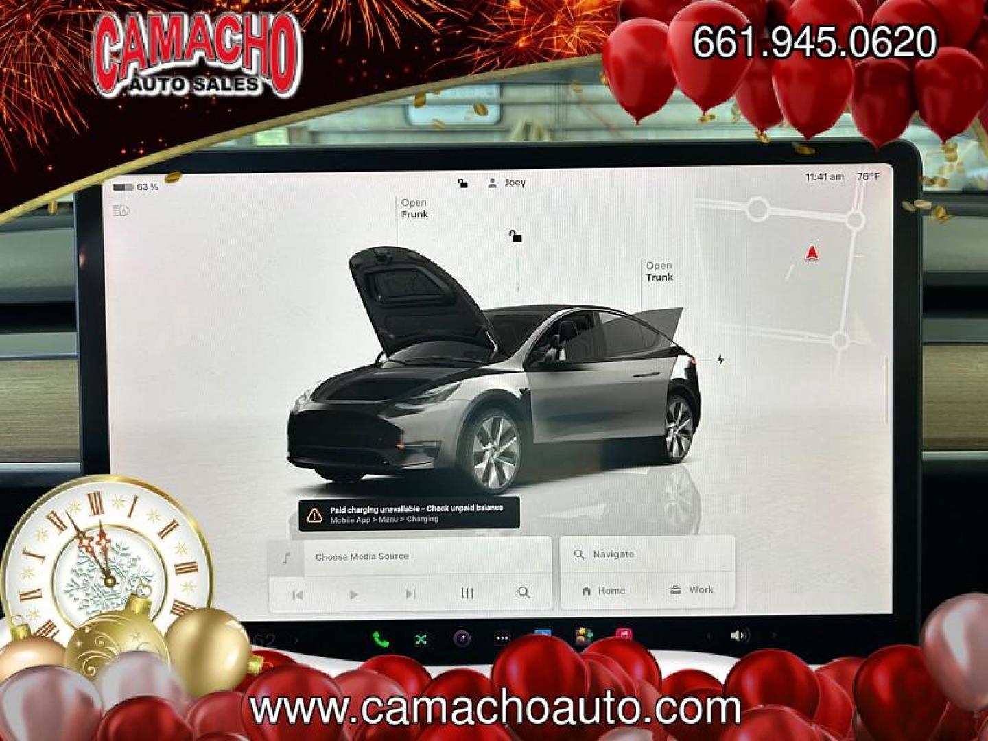 2023 GRAY Tesla Model Y (7SAYGDEE0PA) with an Dual AC Electric Motors engine, Single-Speed Fixed Gear transmission, located at 412 Auto Vista Drive, Palmdale, CA, 93551, (661) 945-0620, 34.592636, -118.136681- Photo#21