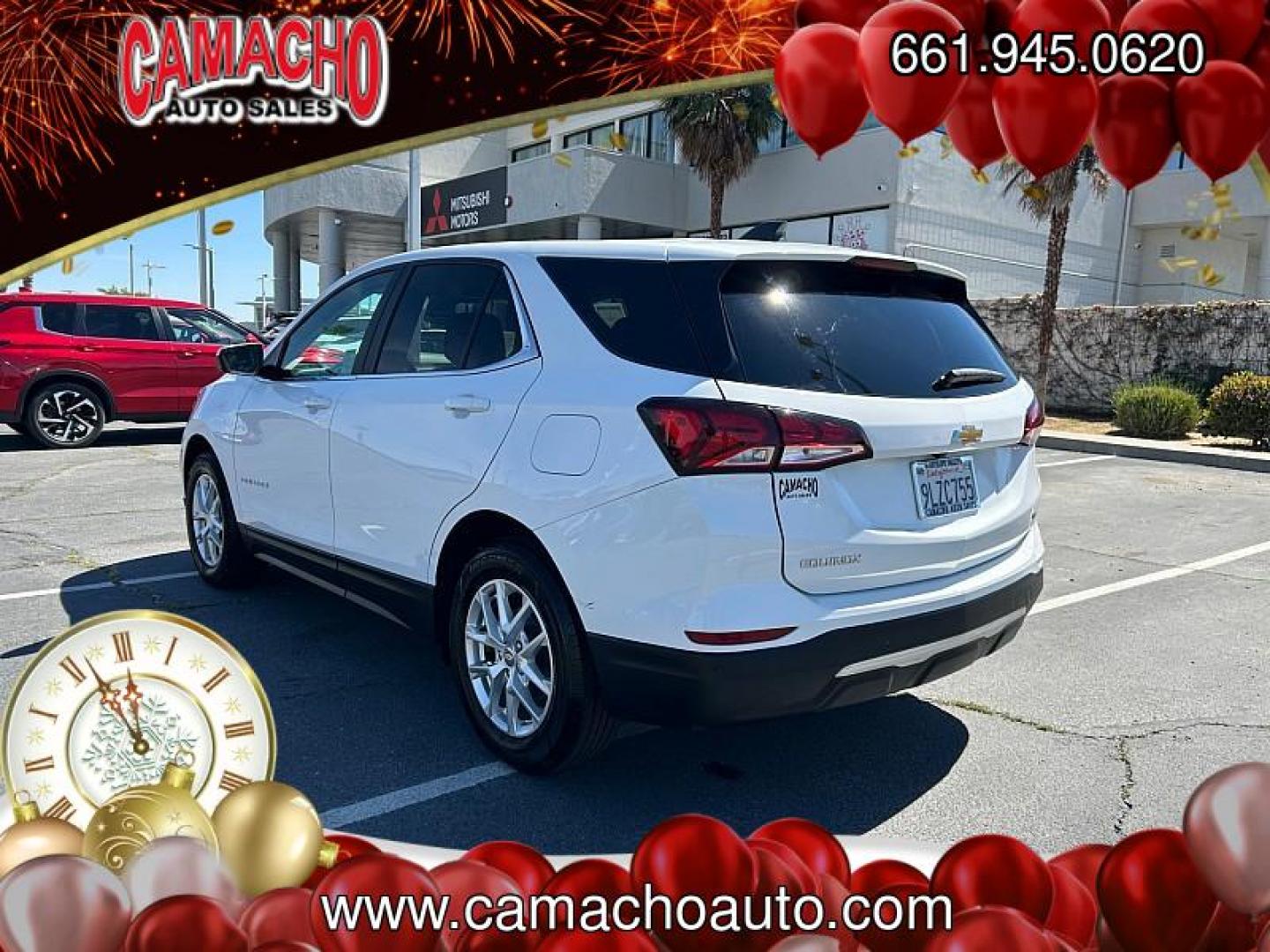 2024 WHITE Chevrolet Equinox (3GNAXKEG0RL) with an 4-Cyl Turbo 1.5 Liter engine, Automatic 6-Spd w/Overdrive transmission, located at 412 Auto Vista Drive, Palmdale, CA, 93551, (661) 945-0620, 34.592636, -118.136681 - Photo#4