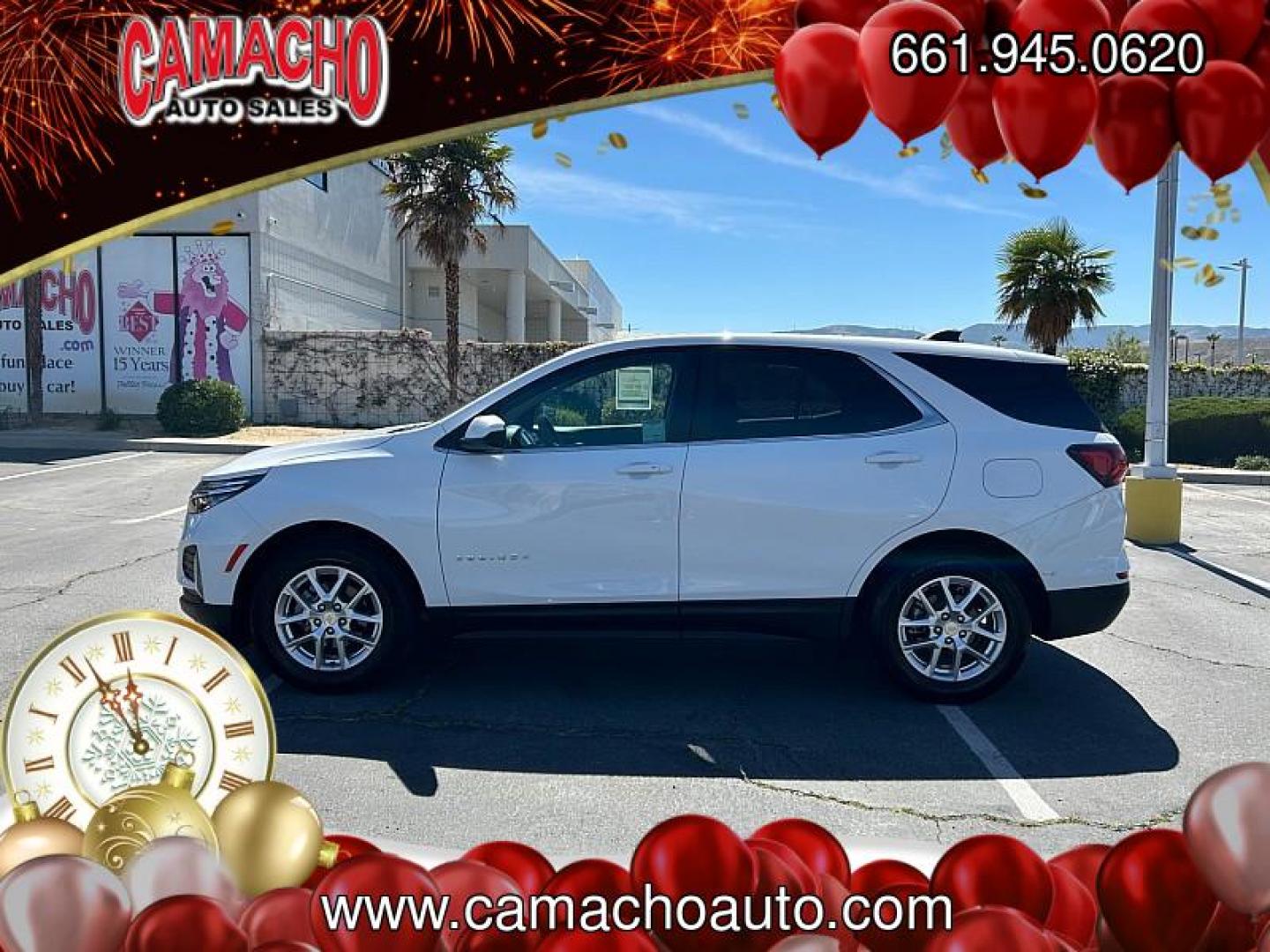 2024 WHITE Chevrolet Equinox (3GNAXKEG0RL) with an 4-Cyl Turbo 1.5 Liter engine, Automatic 6-Spd w/Overdrive transmission, located at 412 Auto Vista Drive, Palmdale, CA, 93551, (661) 945-0620, 34.592636, -118.136681 - Photo#5
