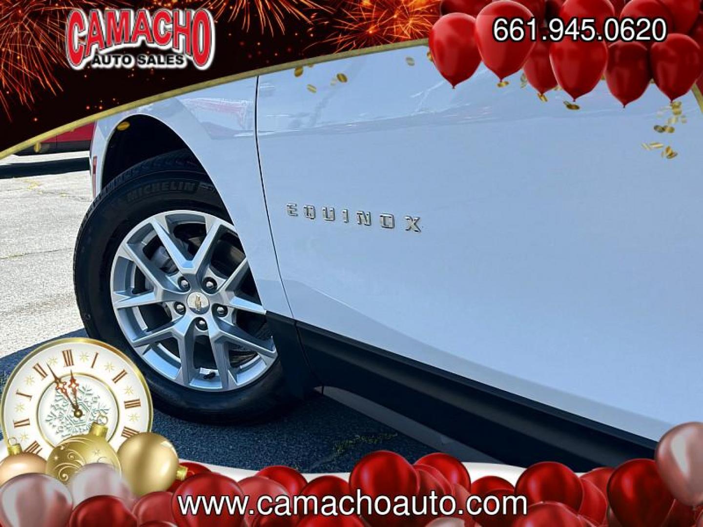2024 WHITE Chevrolet Equinox (3GNAXKEG0RL) with an 4-Cyl Turbo 1.5 Liter engine, Automatic 6-Spd w/Overdrive transmission, located at 412 Auto Vista Drive, Palmdale, CA, 93551, (661) 945-0620, 34.592636, -118.136681 - Photo#9