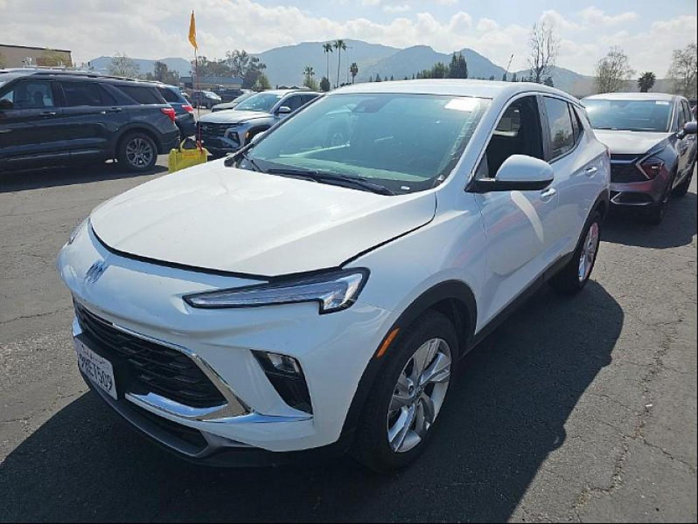 2025 WHITE Buick Encore GX (KL4AMBSL6SB) with an 4-Cyl 1.3 Liter engine, Automatic CVT transmission, located at 412 Auto Vista Drive, Palmdale, CA, 93551, (661) 945-0620, 34.592636, -118.136681 - Photo#0