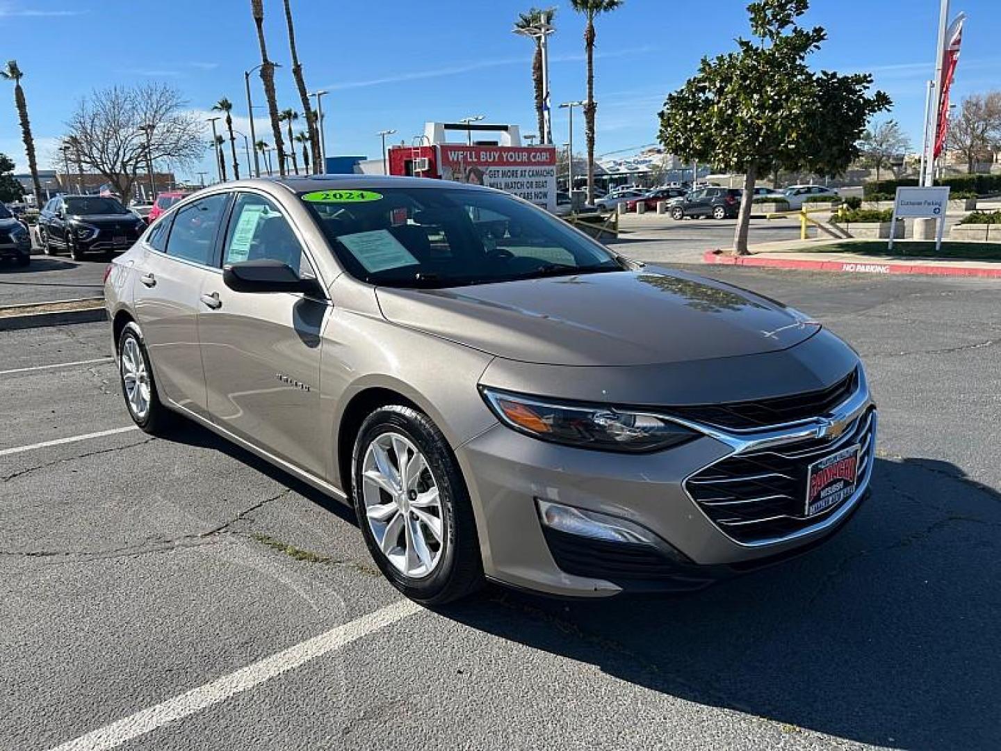 2024 GRAY Chevrolet Malibu (1G1ZD5ST5RF) with an 4-Cyl Turbo 1.5 Liter engine, Automatic CVT transmission, located at 412 Auto Vista Drive, Palmdale, CA, 93551, (661) 945-0620, 34.592636, -118.136681 - Photo#0