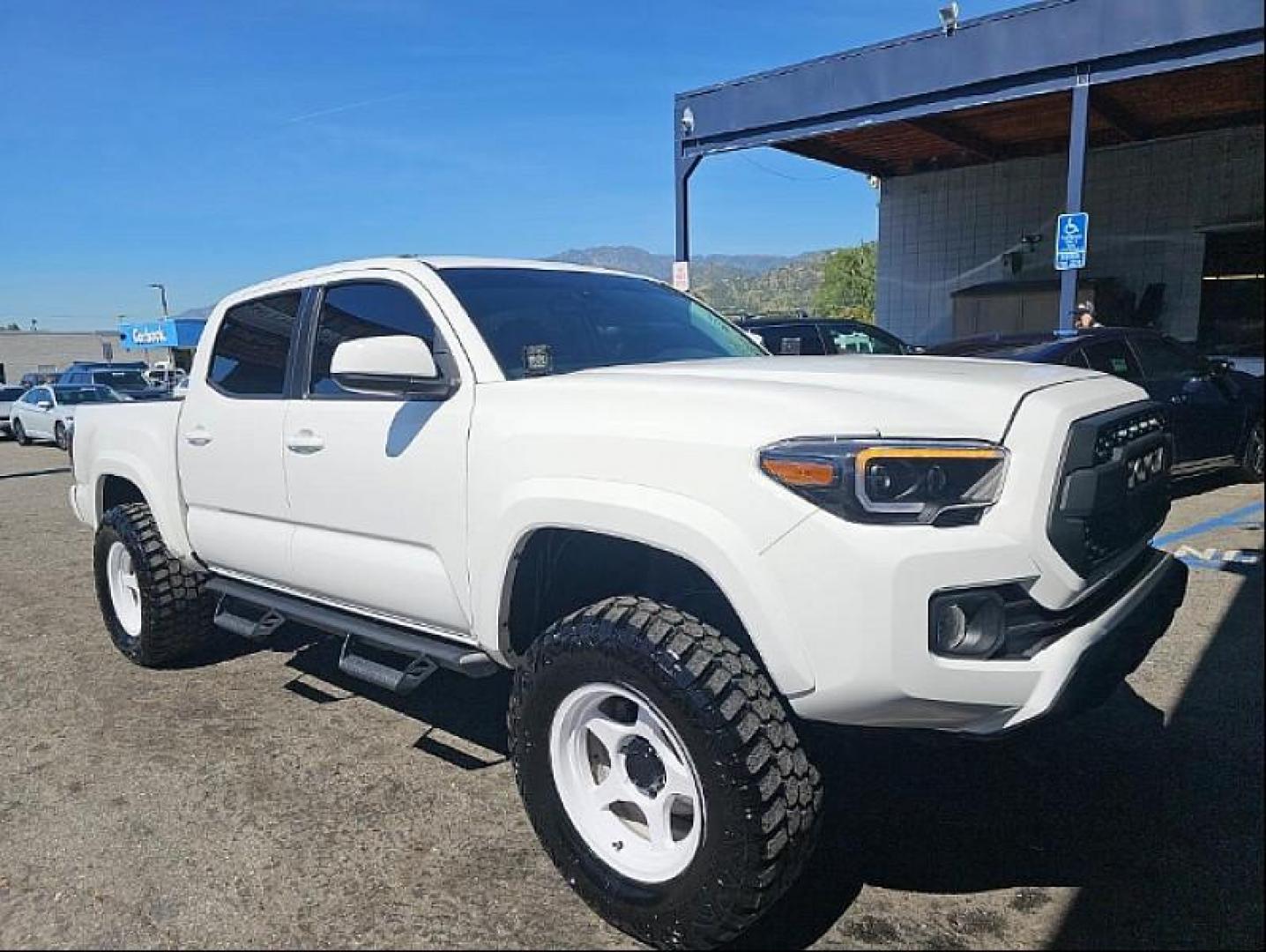 2023 WHITE Toyota Tacoma 2WD (3TMAZ5CN6PM) with an V6 3.5 Liter engine, Automatic 6-Spd transmission, located at 412 Auto Vista Drive, Palmdale, CA, 93551, (661) 945-0620, 34.592636, -118.136681 - Photo#1