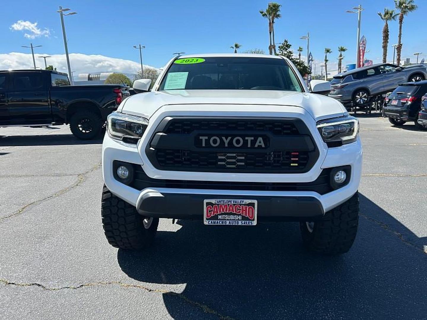 2023 WHITE Toyota Tacoma 2WD (3TMAZ5CN6PM) with an V6 3.5 Liter engine, Automatic 6-Spd transmission, located at 412 Auto Vista Drive, Palmdale, CA, 93551, (661) 945-0620, 34.592636, -118.136681 - Photo#4