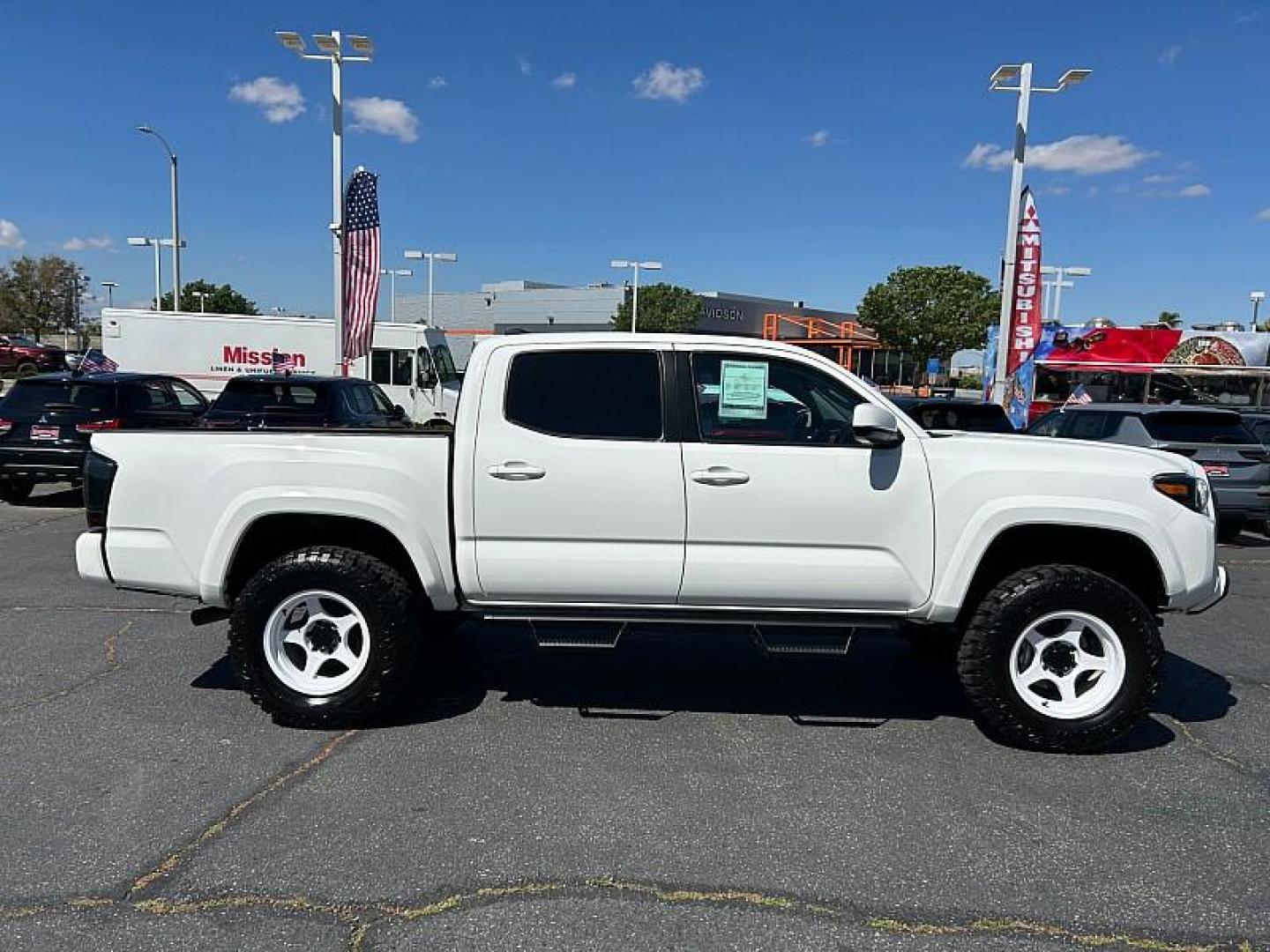 2023 WHITE Toyota Tacoma 2WD (3TMAZ5CN6PM) with an V6 3.5 Liter engine, Automatic 6-Spd transmission, located at 412 Auto Vista Drive, Palmdale, CA, 93551, (661) 945-0620, 34.592636, -118.136681 - Photo#13