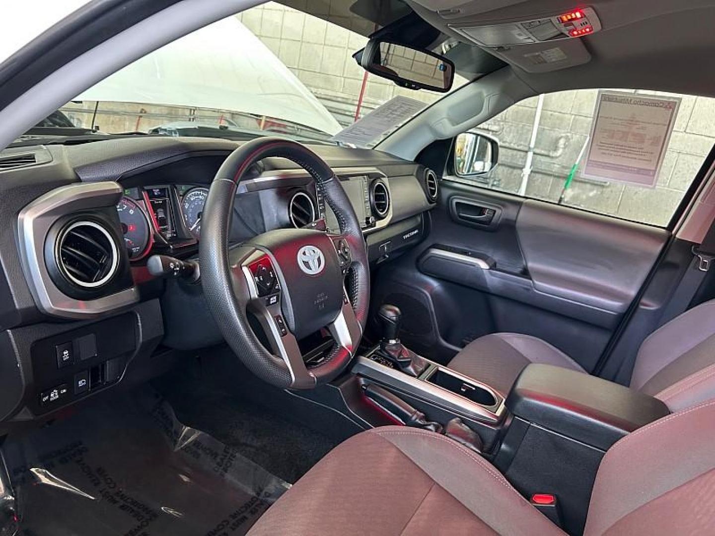 2023 WHITE Toyota Tacoma 2WD (3TMAZ5CN6PM) with an V6 3.5 Liter engine, Automatic 6-Spd transmission, located at 412 Auto Vista Drive, Palmdale, CA, 93551, (661) 945-0620, 34.592636, -118.136681 - Photo#22