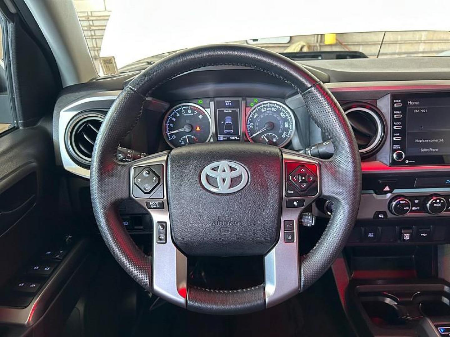 2023 WHITE Toyota Tacoma 2WD (3TMAZ5CN6PM) with an V6 3.5 Liter engine, Automatic 6-Spd transmission, located at 412 Auto Vista Drive, Palmdale, CA, 93551, (661) 945-0620, 34.592636, -118.136681 - Photo#26