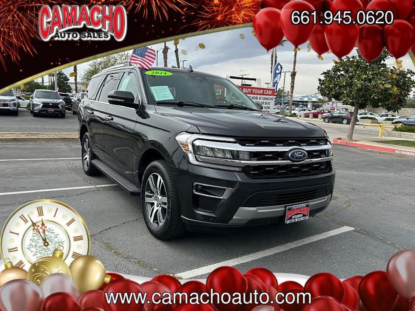 2024 GRAY Ford Expedition (1FMJU1K80RE) with an V6 EcoBoost Twin Turbo 3.5 Liter engine, Automatic 10-Spd w/SelectShift transmission, located at 412 Auto Vista Drive, Palmdale, CA, 93551, (661) 945-0620, 34.592636, -118.136681 - Photo#0