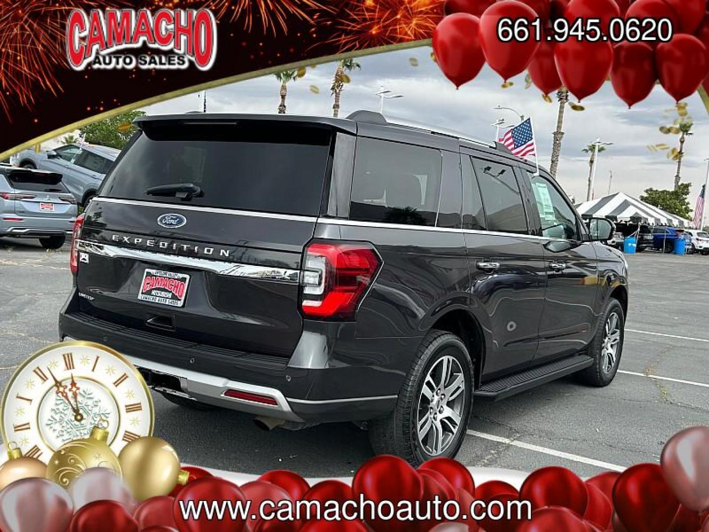 2024 GRAY Ford Expedition (1FMJU1K80RE) with an V6 EcoBoost Twin Turbo 3.5 Liter engine, Automatic 10-Spd w/SelectShift transmission, located at 412 Auto Vista Drive, Palmdale, CA, 93551, (661) 945-0620, 34.592636, -118.136681 - Photo#2