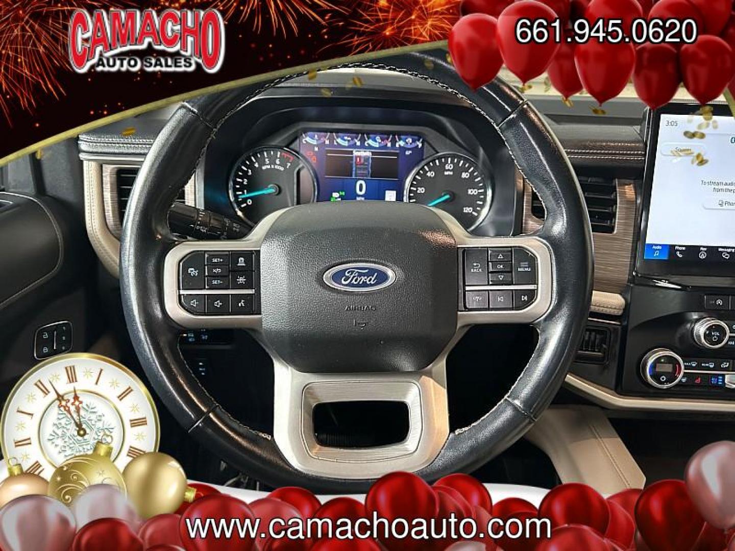 2024 GRAY Ford Expedition (1FMJU1K80RE) with an V6 EcoBoost Twin Turbo 3.5 Liter engine, Automatic 10-Spd w/SelectShift transmission, located at 412 Auto Vista Drive, Palmdale, CA, 93551, (661) 945-0620, 34.592636, -118.136681 - Photo#22