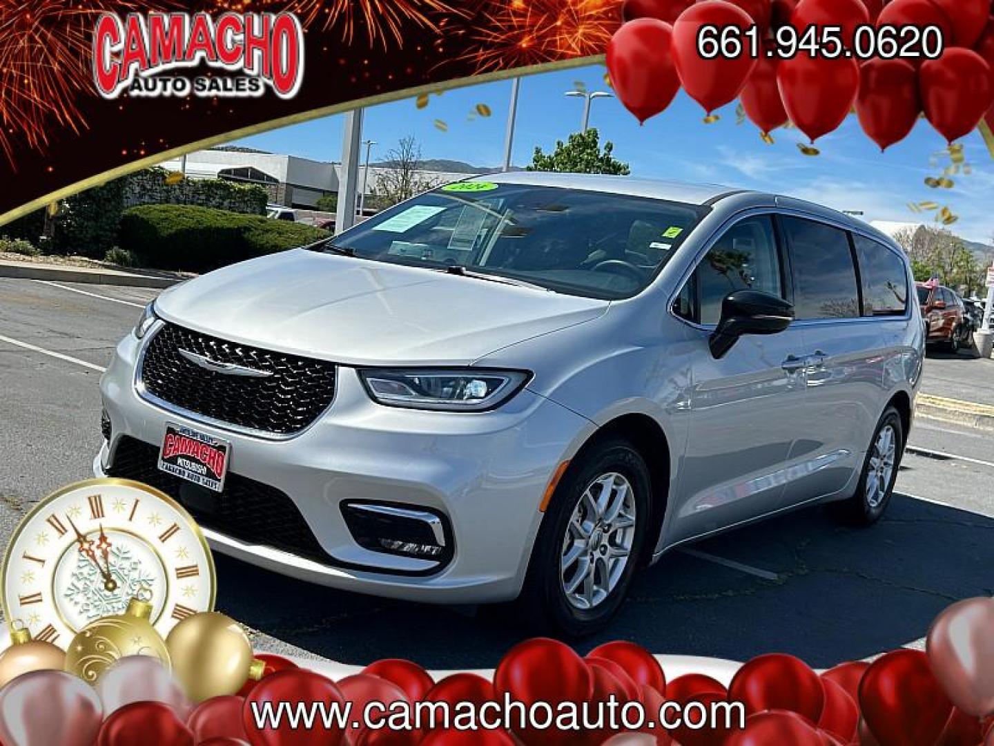 2024 SILVER Chrysler Pacifica (2C4RC1BG2RR) with an V6 3.6 Liter engine, Automatic 9-Spd transmission, located at 412 Auto Vista Drive, Palmdale, CA, 93551, (661) 945-0620, 34.592636, -118.136681 - Photo#6