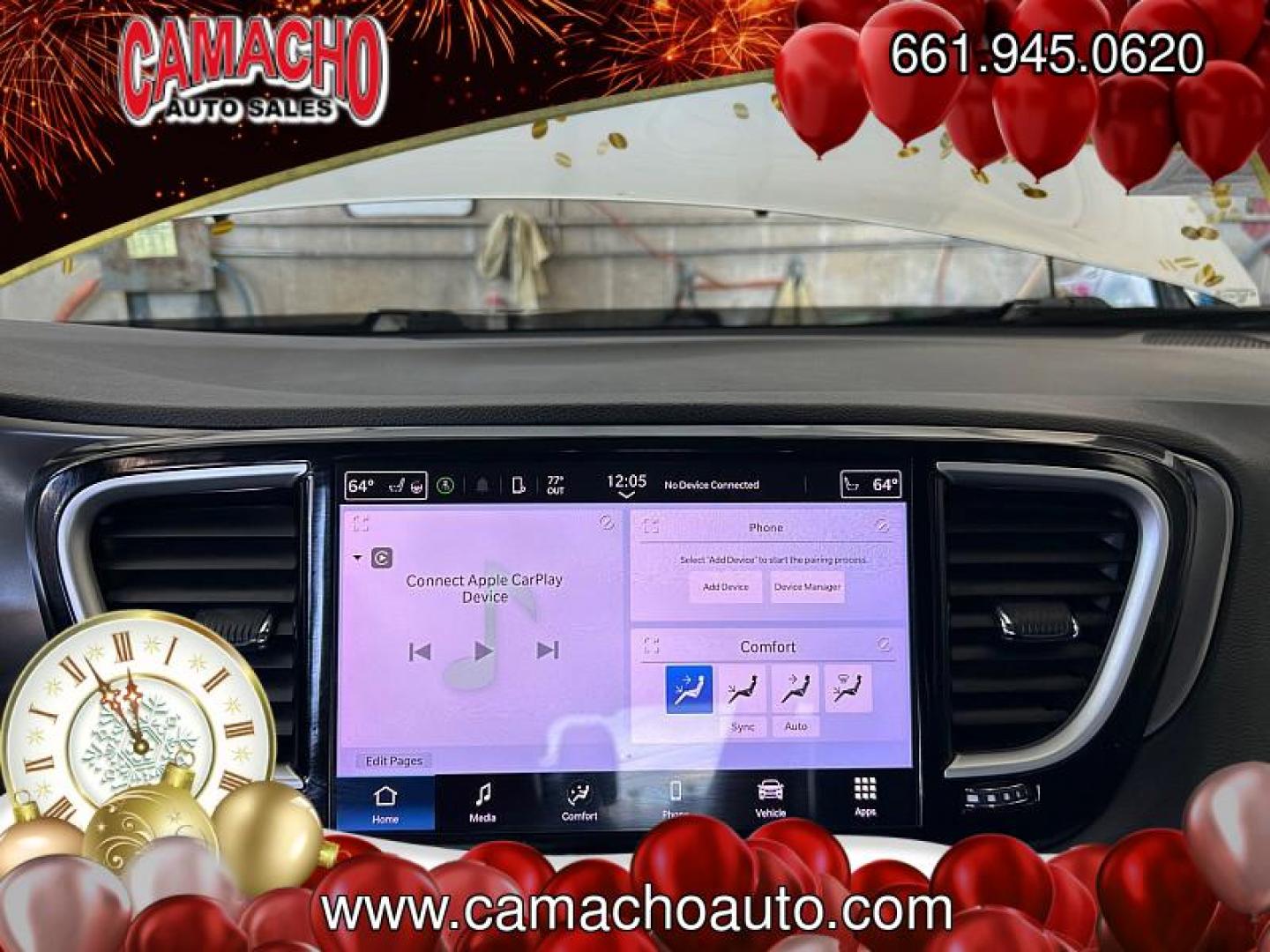 2024 SILVER Chrysler Pacifica (2C4RC1BG2RR) with an V6 3.6 Liter engine, Automatic 9-Spd transmission, located at 412 Auto Vista Drive, Palmdale, CA, 93551, (661) 945-0620, 34.592636, -118.136681 - Photo#20
