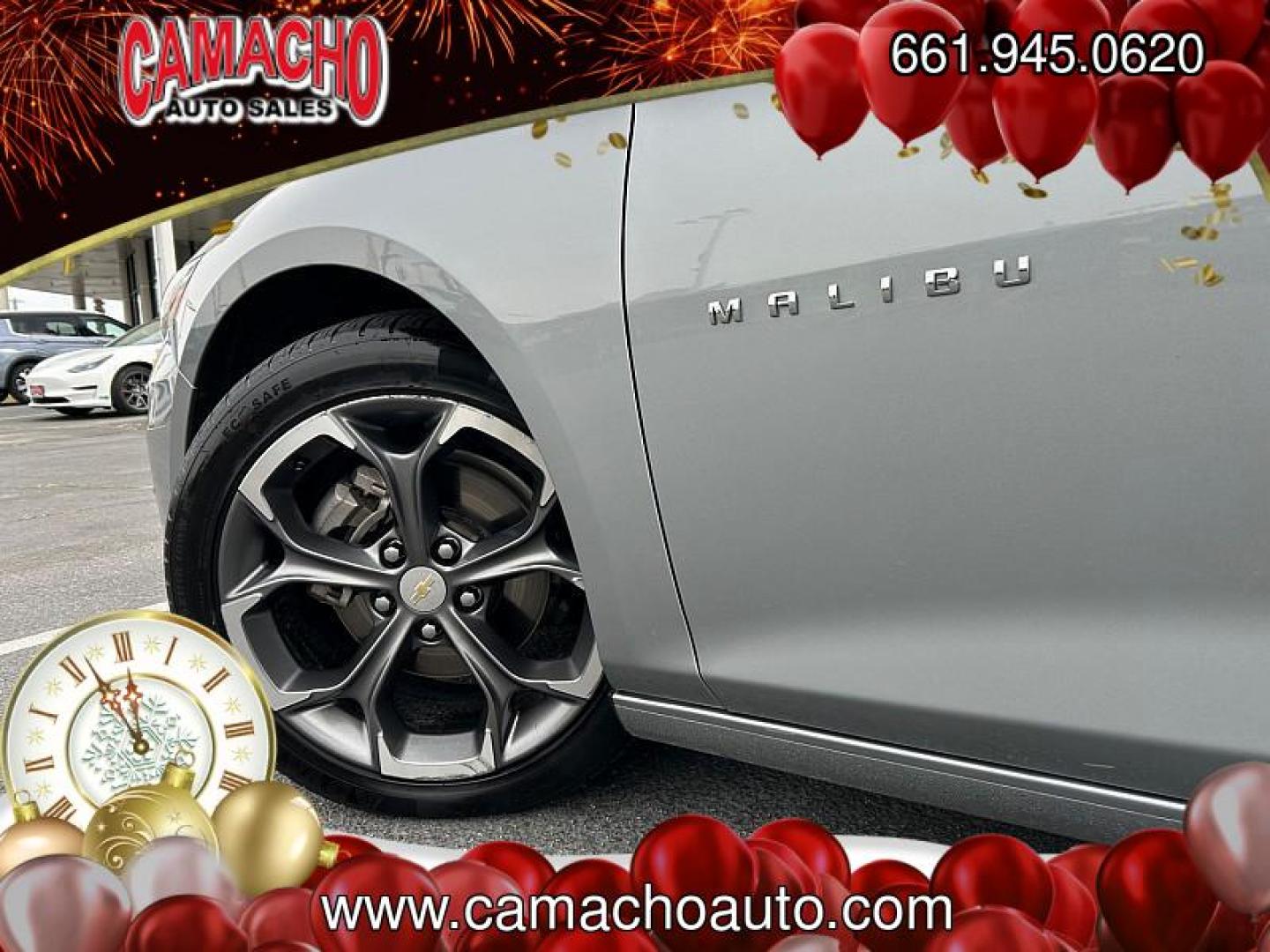 2024 GRAY Chevrolet Malibu (1G1ZD5ST8RF) with an 4-Cyl Turbo 1.5 Liter engine, Automatic CVT transmission, located at 412 Auto Vista Drive, Palmdale, CA, 93551, (661) 945-0620, 34.592636, -118.136681 - Photo#9