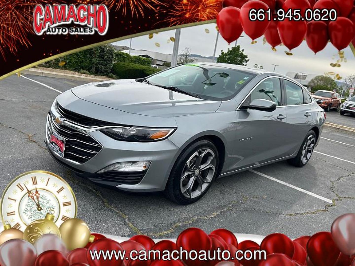 2024 GRAY Chevrolet Malibu (1G1ZD5ST8RF) with an 4-Cyl Turbo 1.5 Liter engine, Automatic CVT transmission, located at 412 Auto Vista Drive, Palmdale, CA, 93551, (661) 945-0620, 34.592636, -118.136681 - Photo#2
