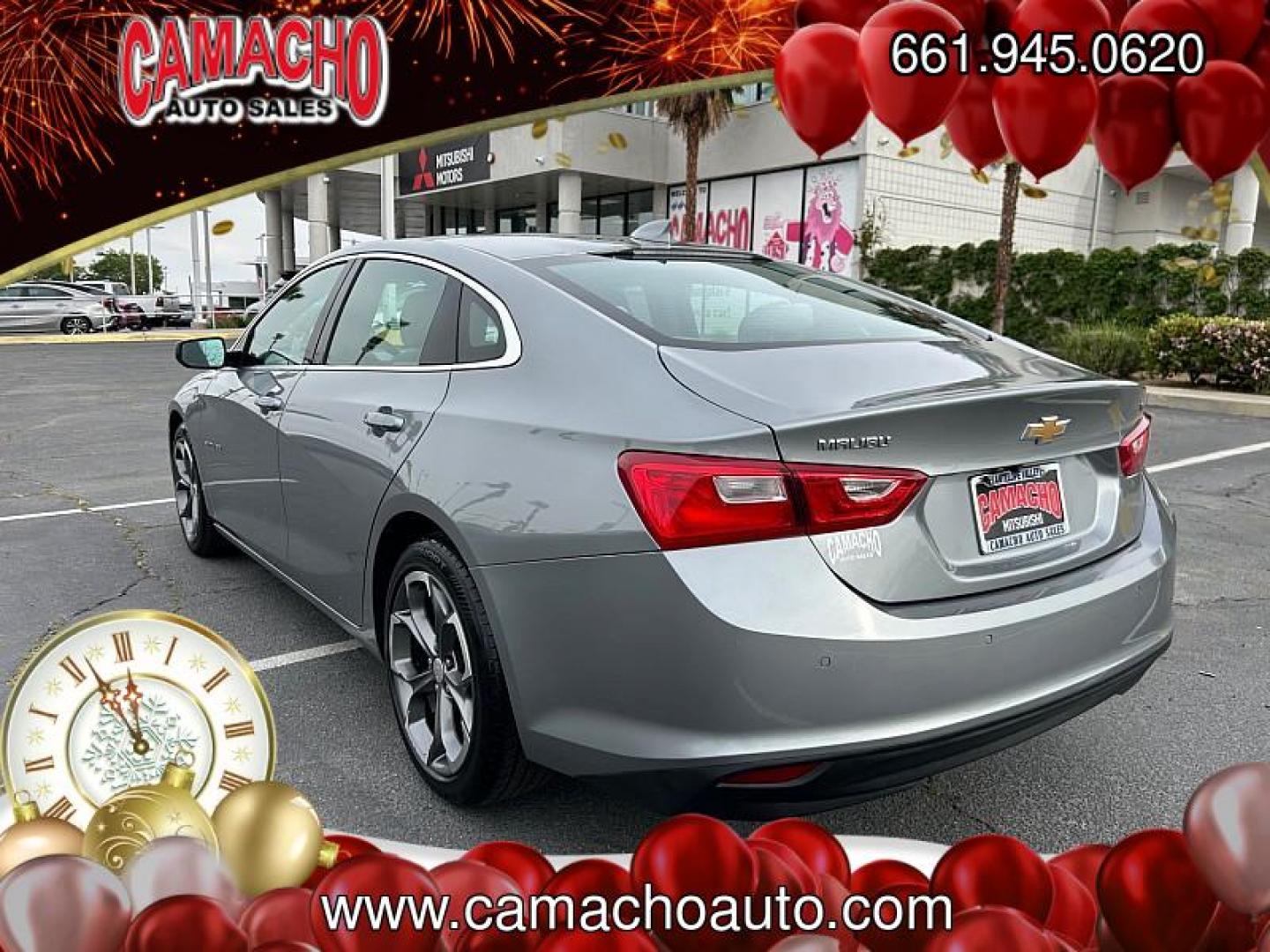 2024 GRAY Chevrolet Malibu (1G1ZD5ST8RF) with an 4-Cyl Turbo 1.5 Liter engine, Automatic CVT transmission, located at 412 Auto Vista Drive, Palmdale, CA, 93551, (661) 945-0620, 34.592636, -118.136681 - Photo#4
