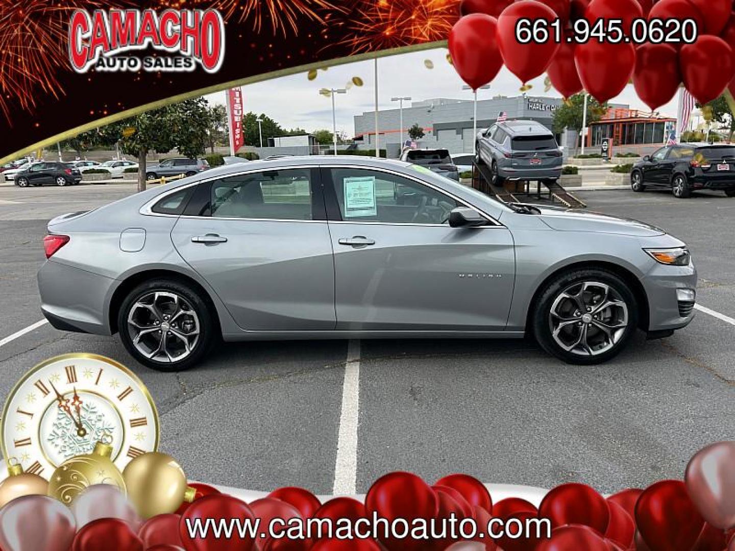 2024 GRAY Chevrolet Malibu (1G1ZD5ST8RF) with an 4-Cyl Turbo 1.5 Liter engine, Automatic CVT transmission, located at 412 Auto Vista Drive, Palmdale, CA, 93551, (661) 945-0620, 34.592636, -118.136681 - Photo#7