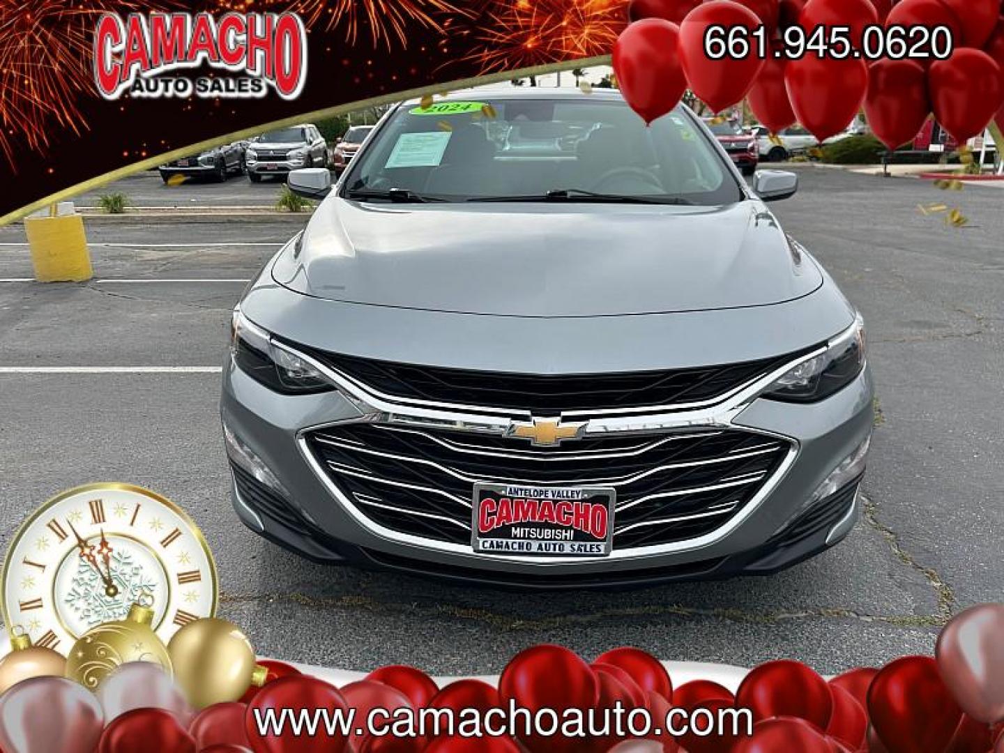2024 GRAY Chevrolet Malibu (1G1ZD5ST8RF) with an 4-Cyl Turbo 1.5 Liter engine, Automatic CVT transmission, located at 412 Auto Vista Drive, Palmdale, CA, 93551, (661) 945-0620, 34.592636, -118.136681 - Photo#1